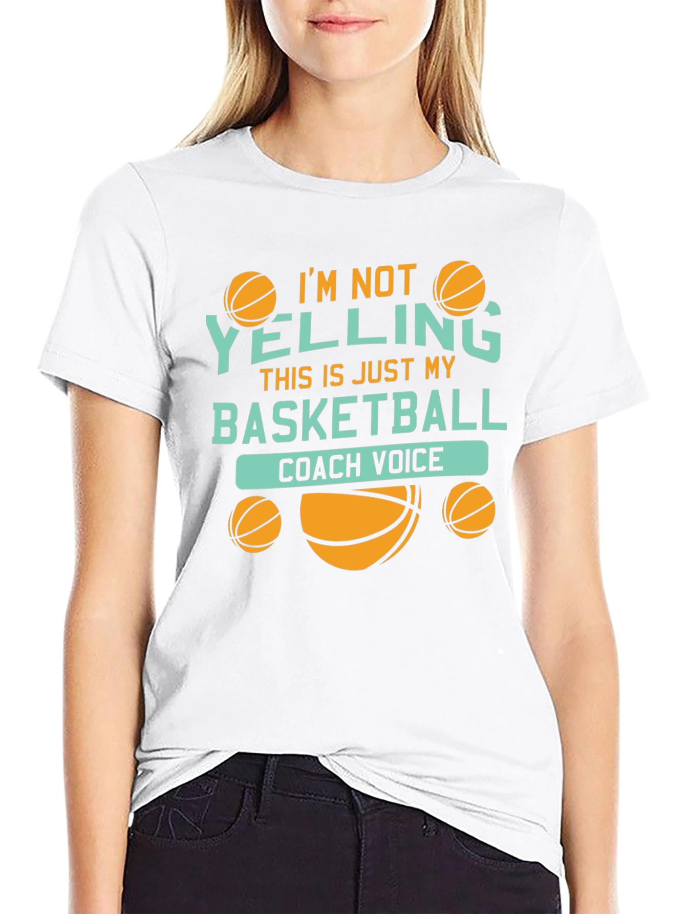 Basketball Coach Voice Graphic Tee