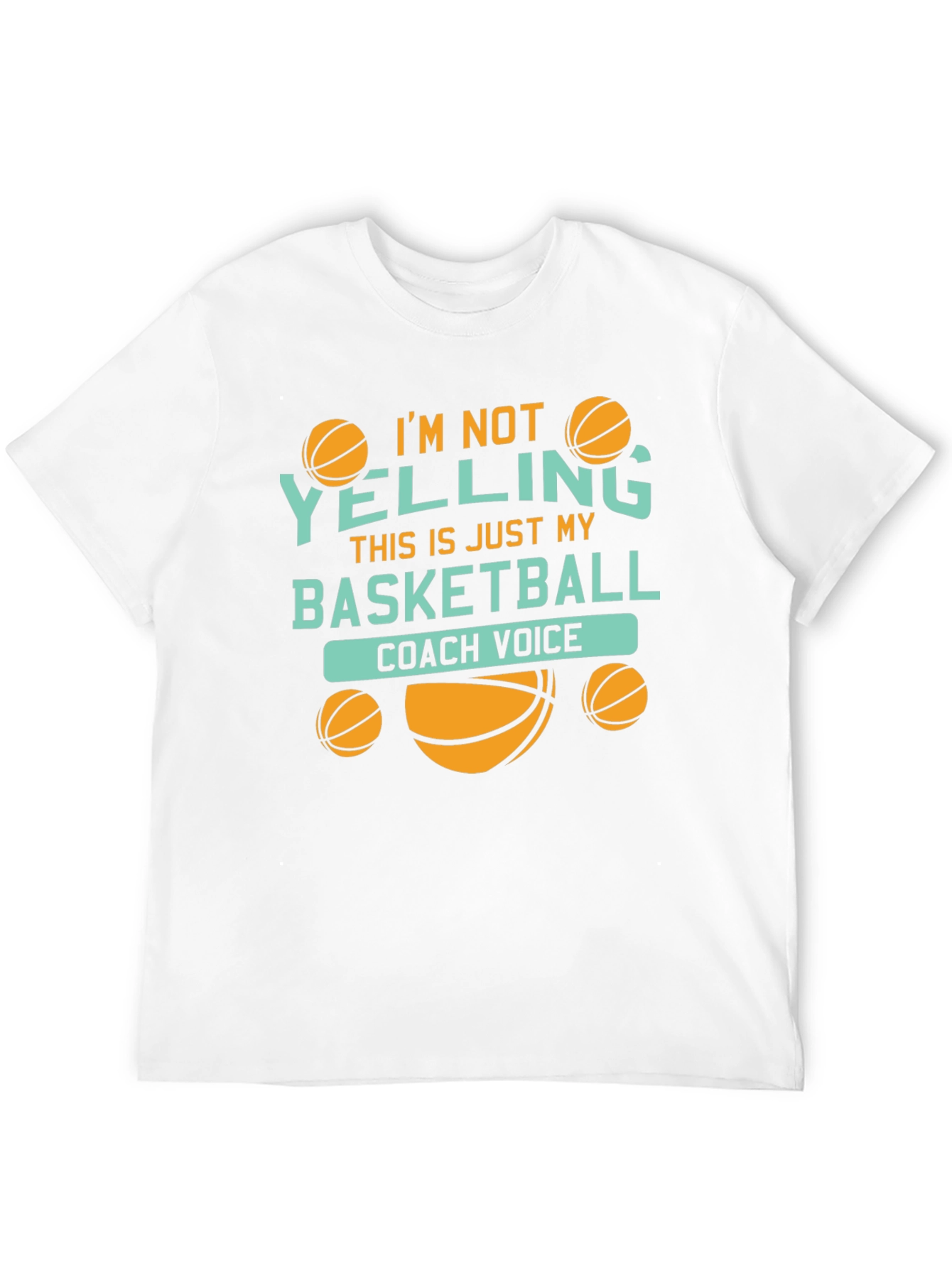 Basketball Coach Voice Graphic Tee