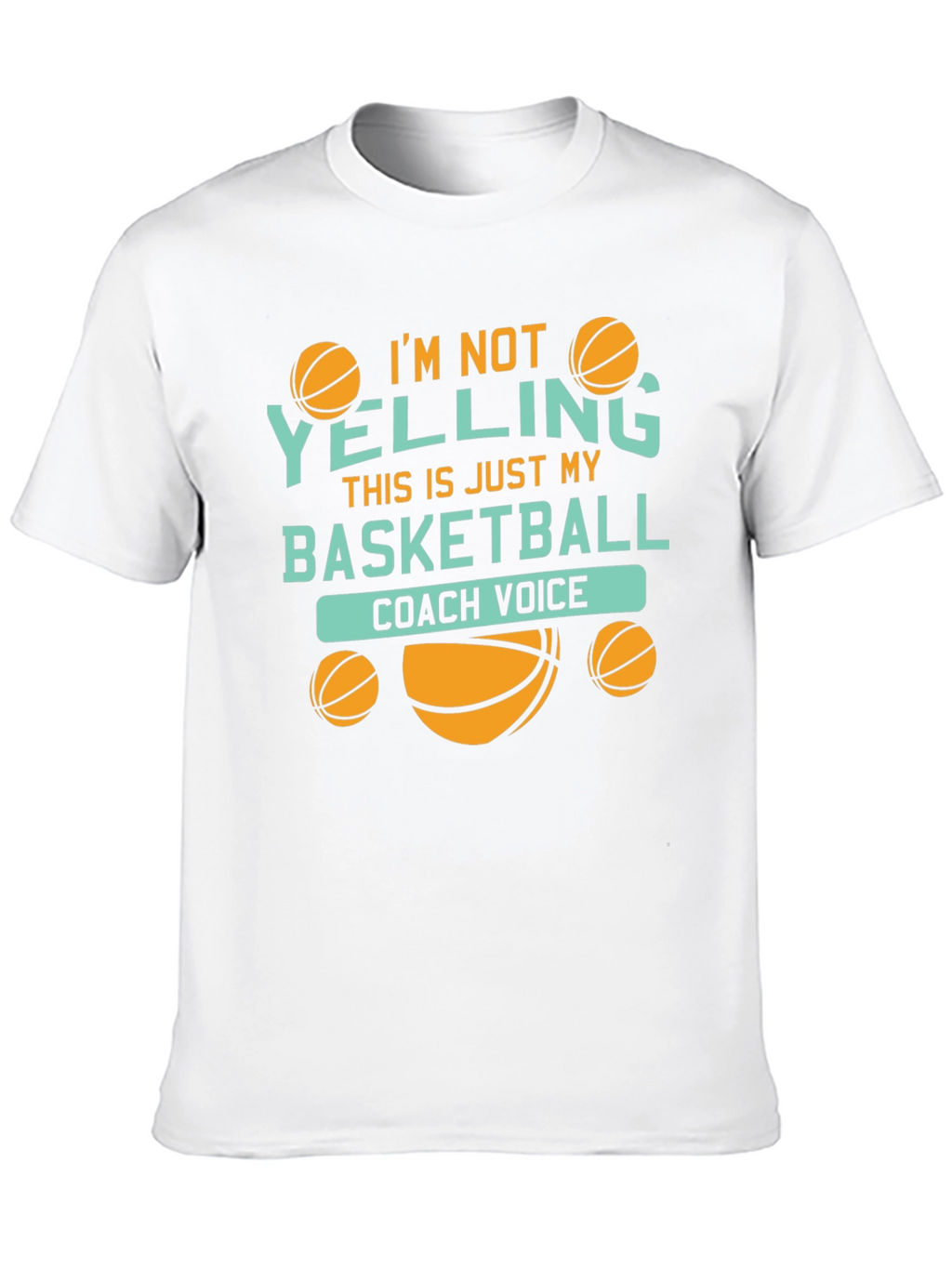 Basketball Coach Voice Graphic Tee