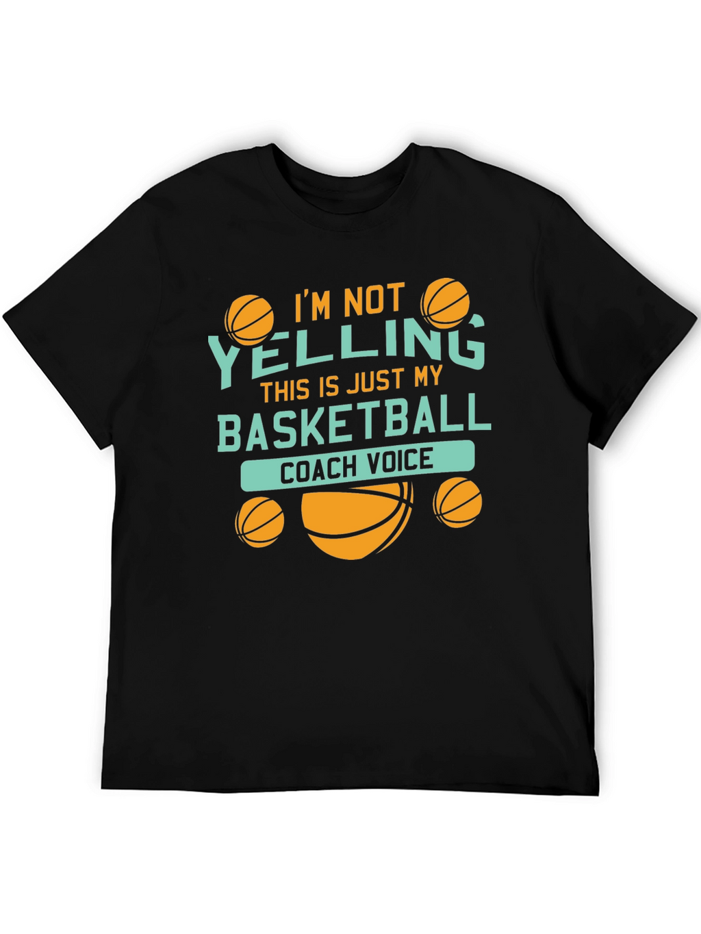 Basketball Coach Voice Graphic Tee