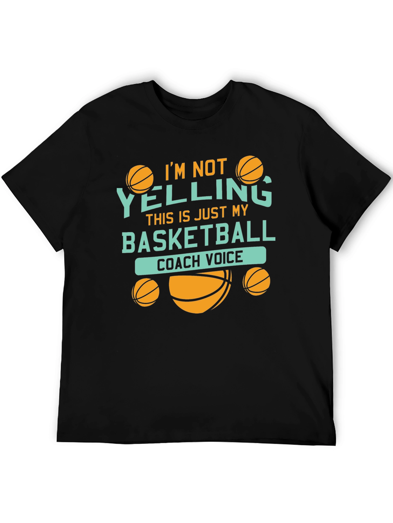Basketball Coach Voice Graphic Tee