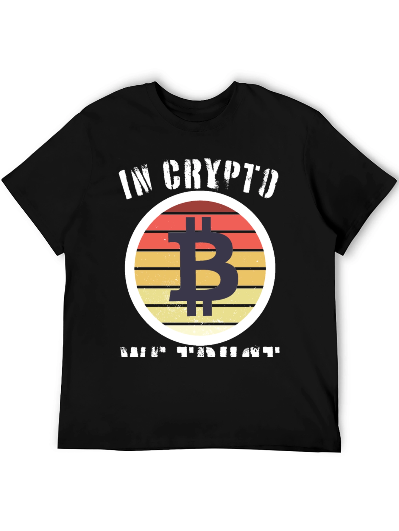Bitcoin Crypto T-Shirt - In Crypto We Trust