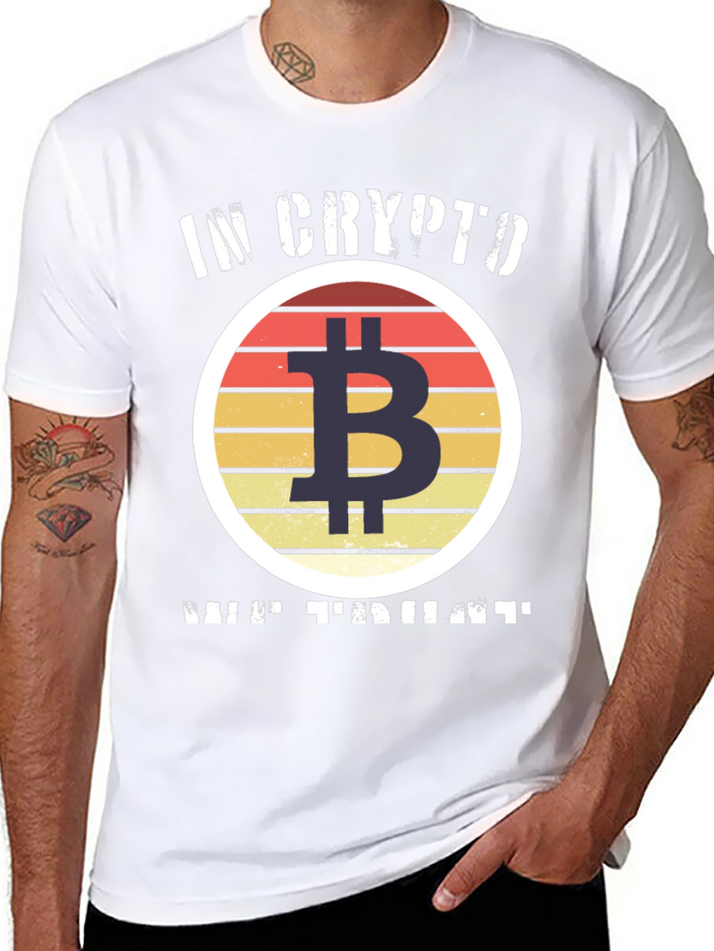 Bitcoin Crypto T-Shirt - In Crypto We Trust