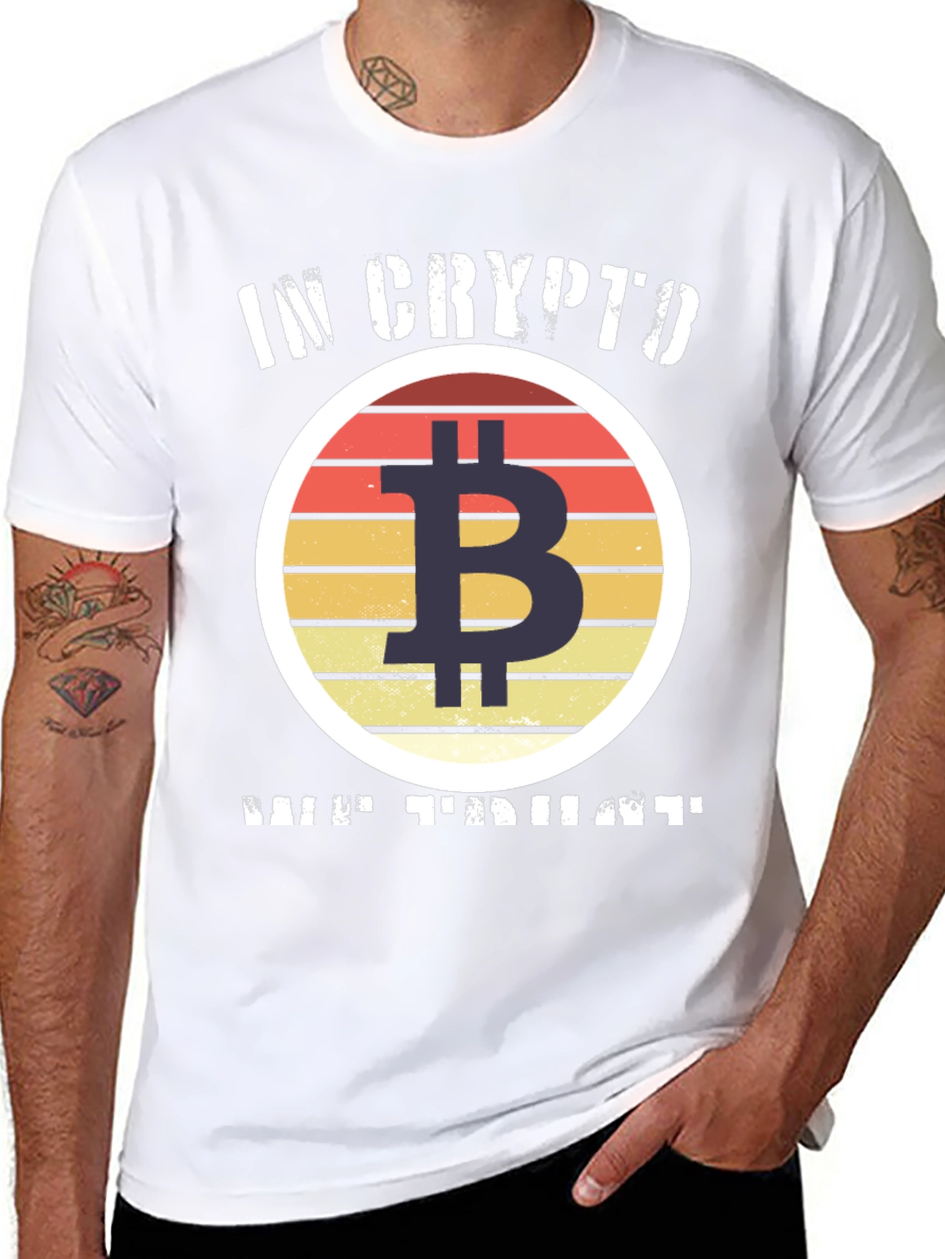 Bitcoin Crypto T-Shirt - In Crypto We Trust