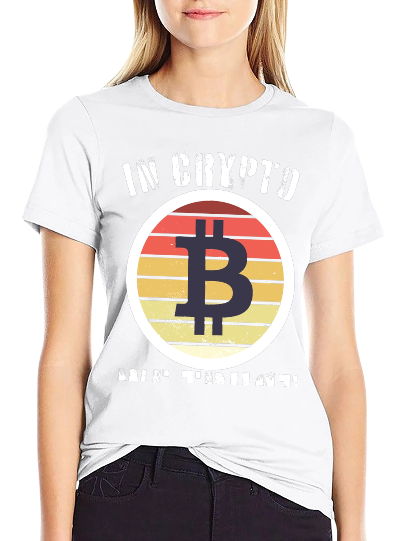 Bitcoin Crypto T-Shirt - In Crypto We Trust