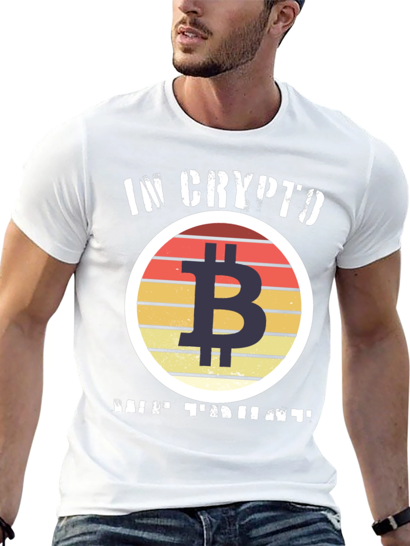 Bitcoin Crypto T-Shirt - In Crypto We Trust