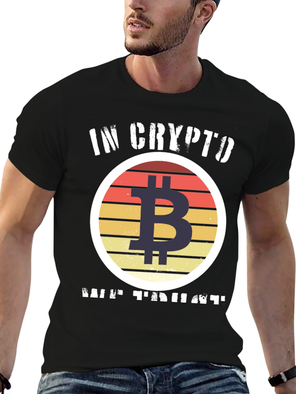 Bitcoin Crypto T-Shirt - In Crypto We Trust