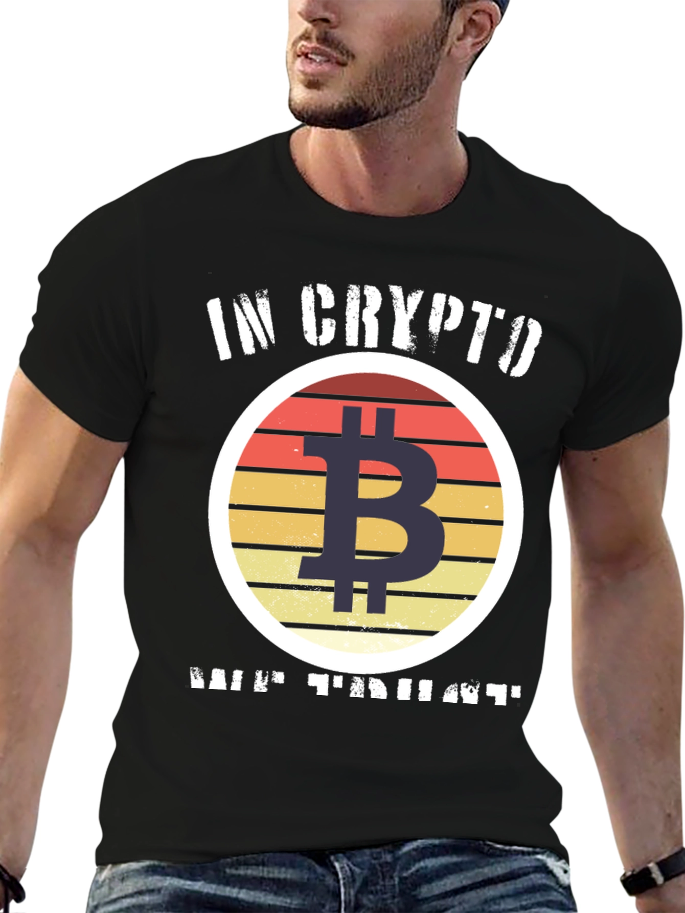 Bitcoin Crypto T-Shirt - In Crypto We Trust