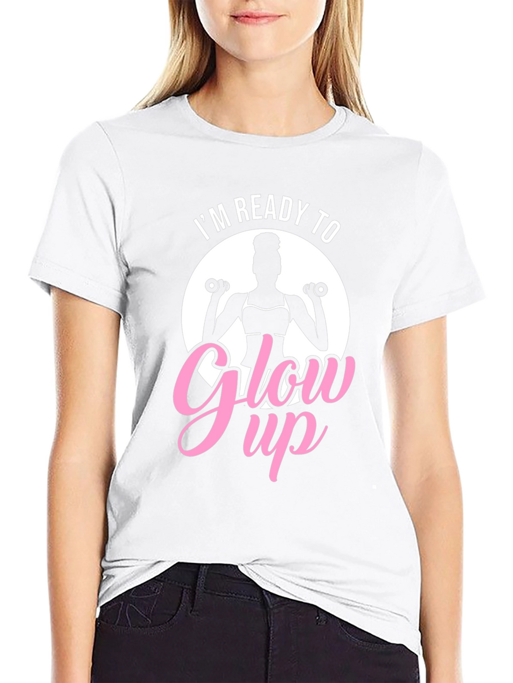 Im Ready To Glow Up Black T-Shirt