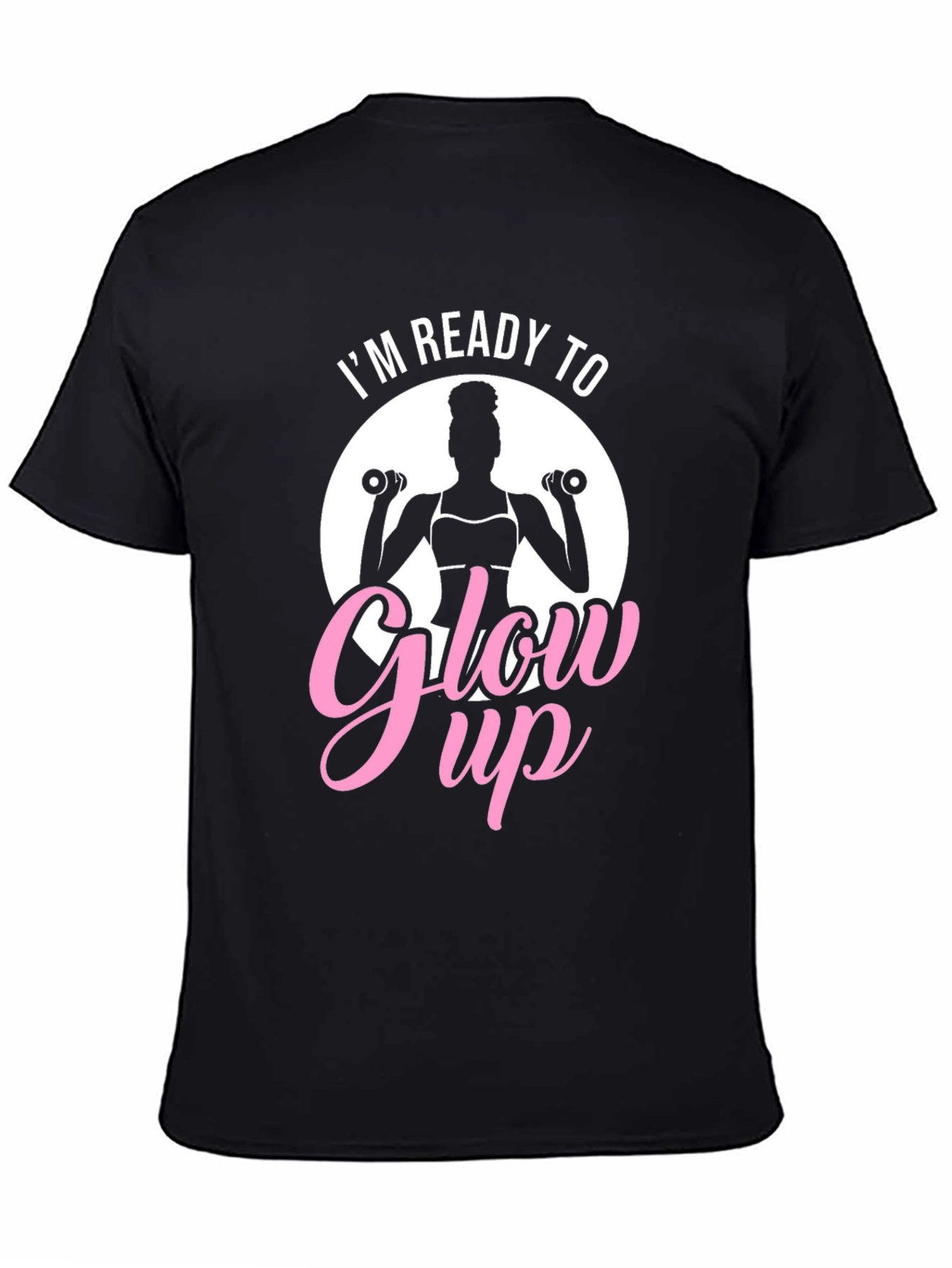Im Ready To Glow Up Black T-Shirt