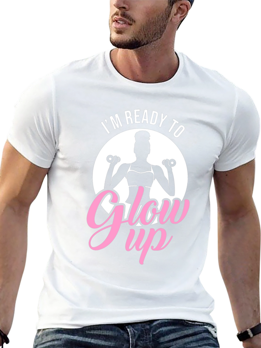 Im Ready To Glow Up Black T-Shirt