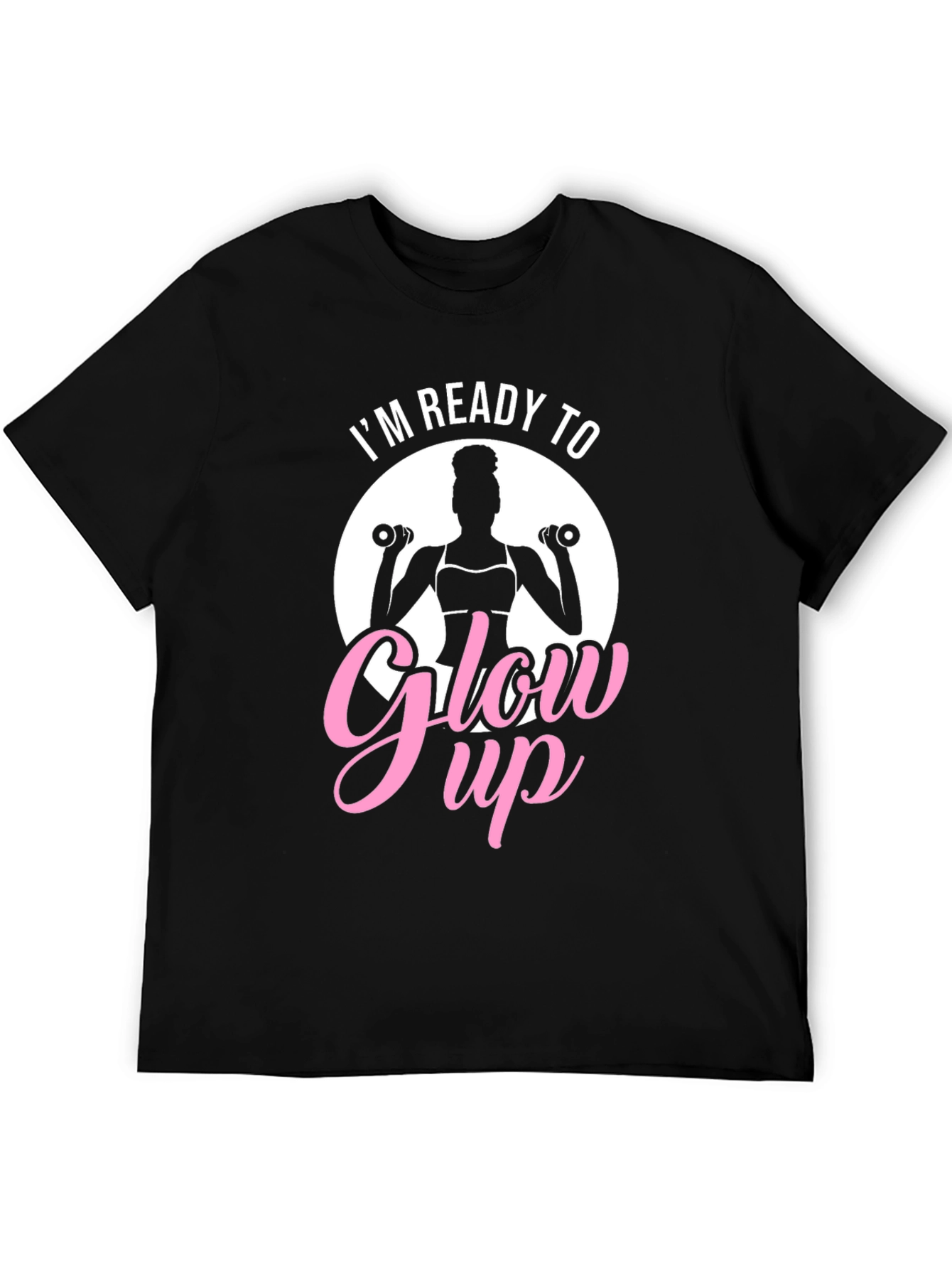 Im Ready To Glow Up Black T-Shirt