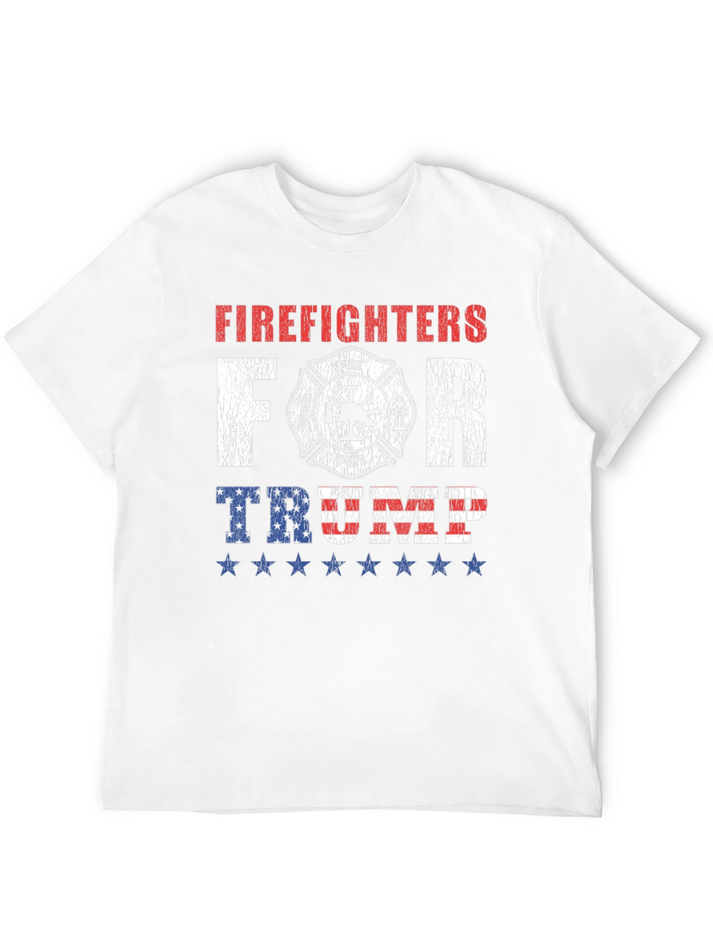 Firefighters For Trump Graphic T-Shirt