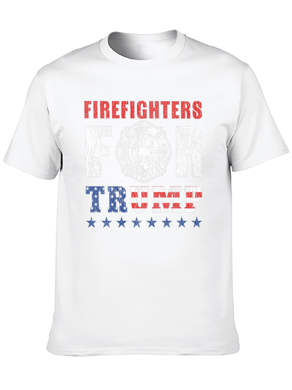 Firefighters For Trump Graphic T-Shirt