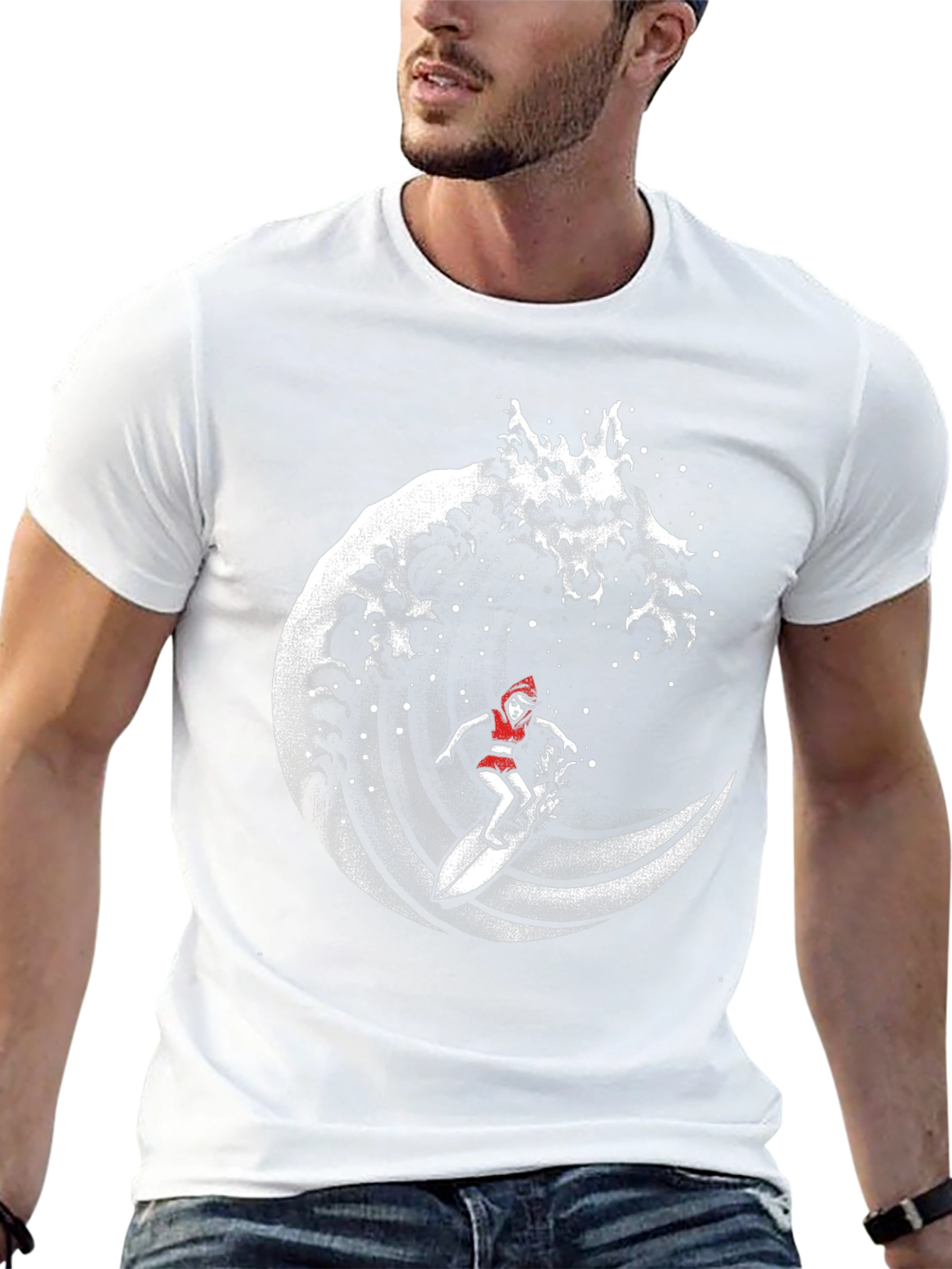 Surfing Little Red Riding Hood T-Shirt