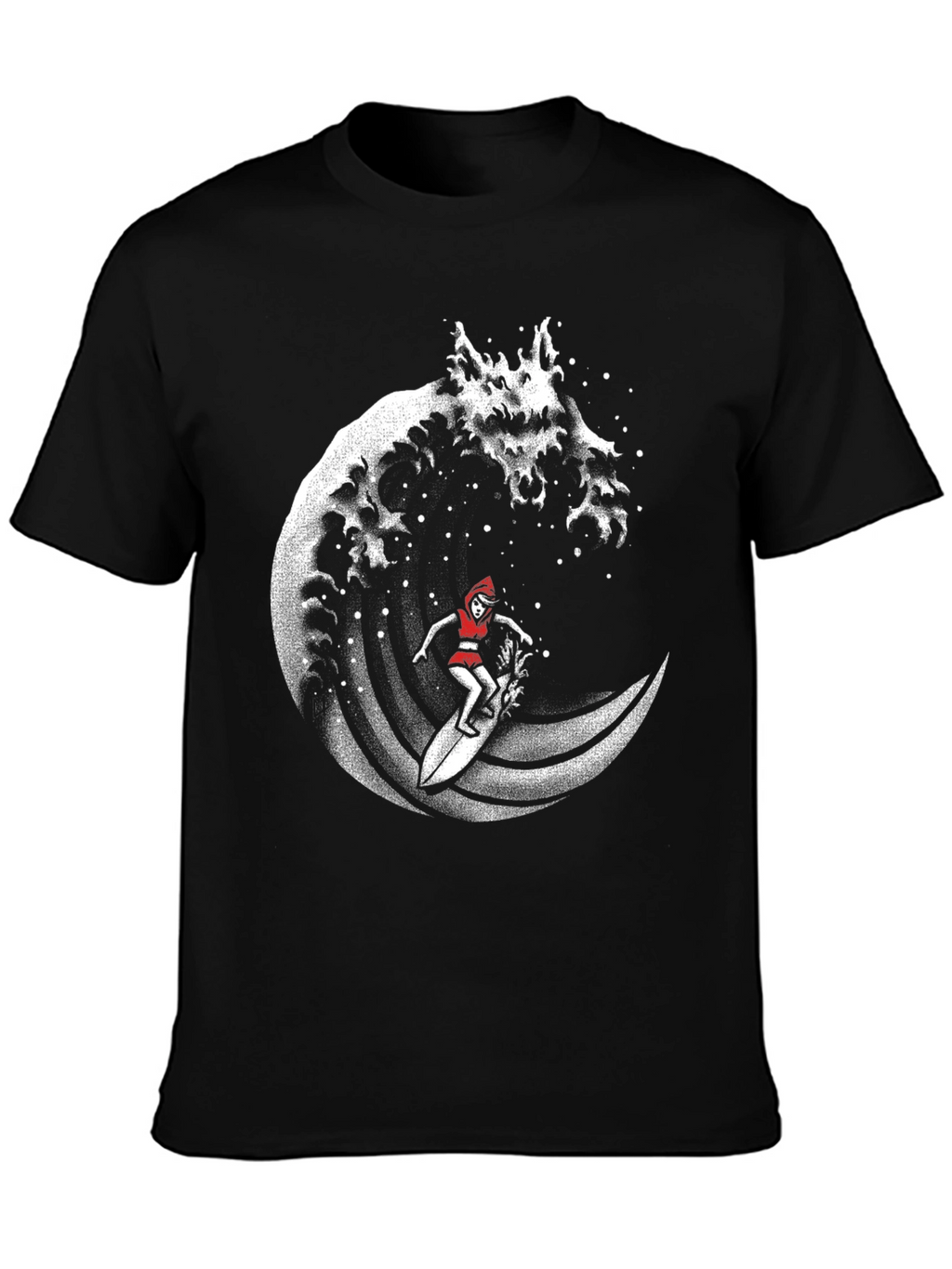 Surfing Little Red Riding Hood T-Shirt