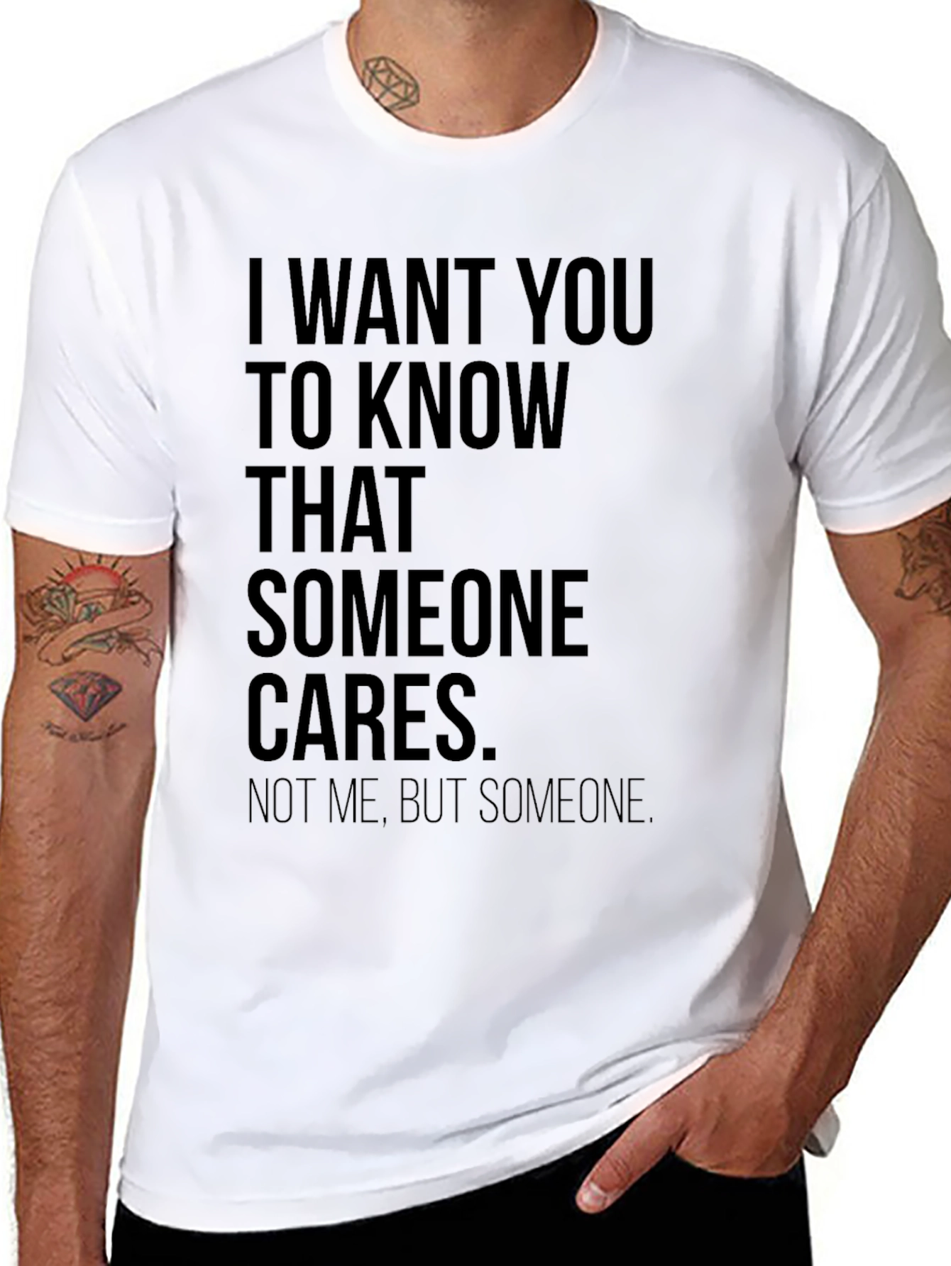 Someone Cares Sarcastic T-Shirt