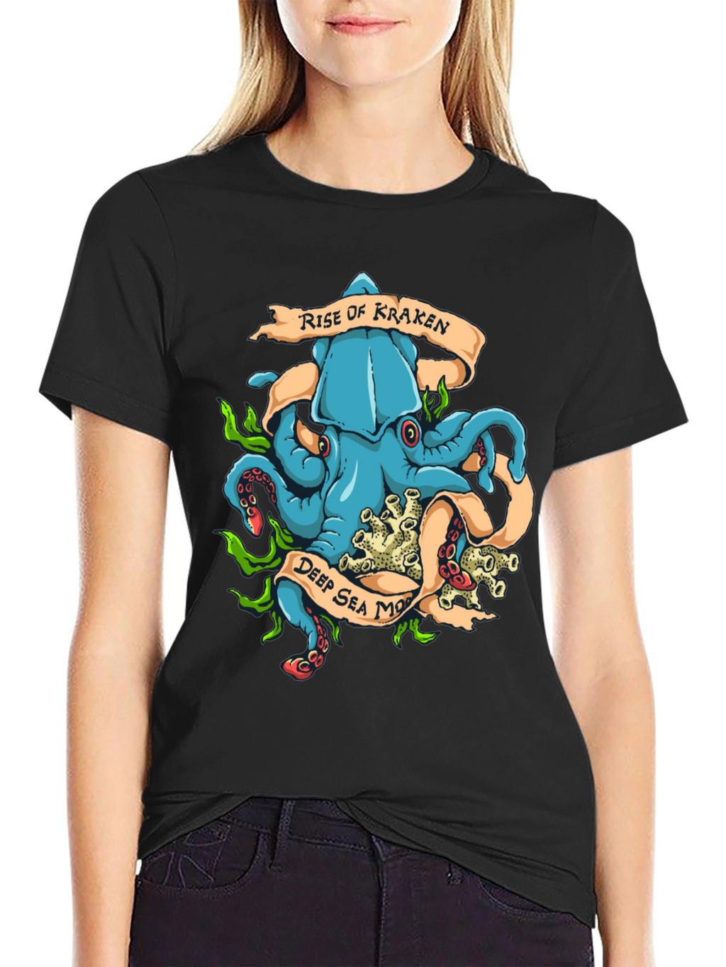 Rise of Kraken T-Shirt - Deep Sea Monster