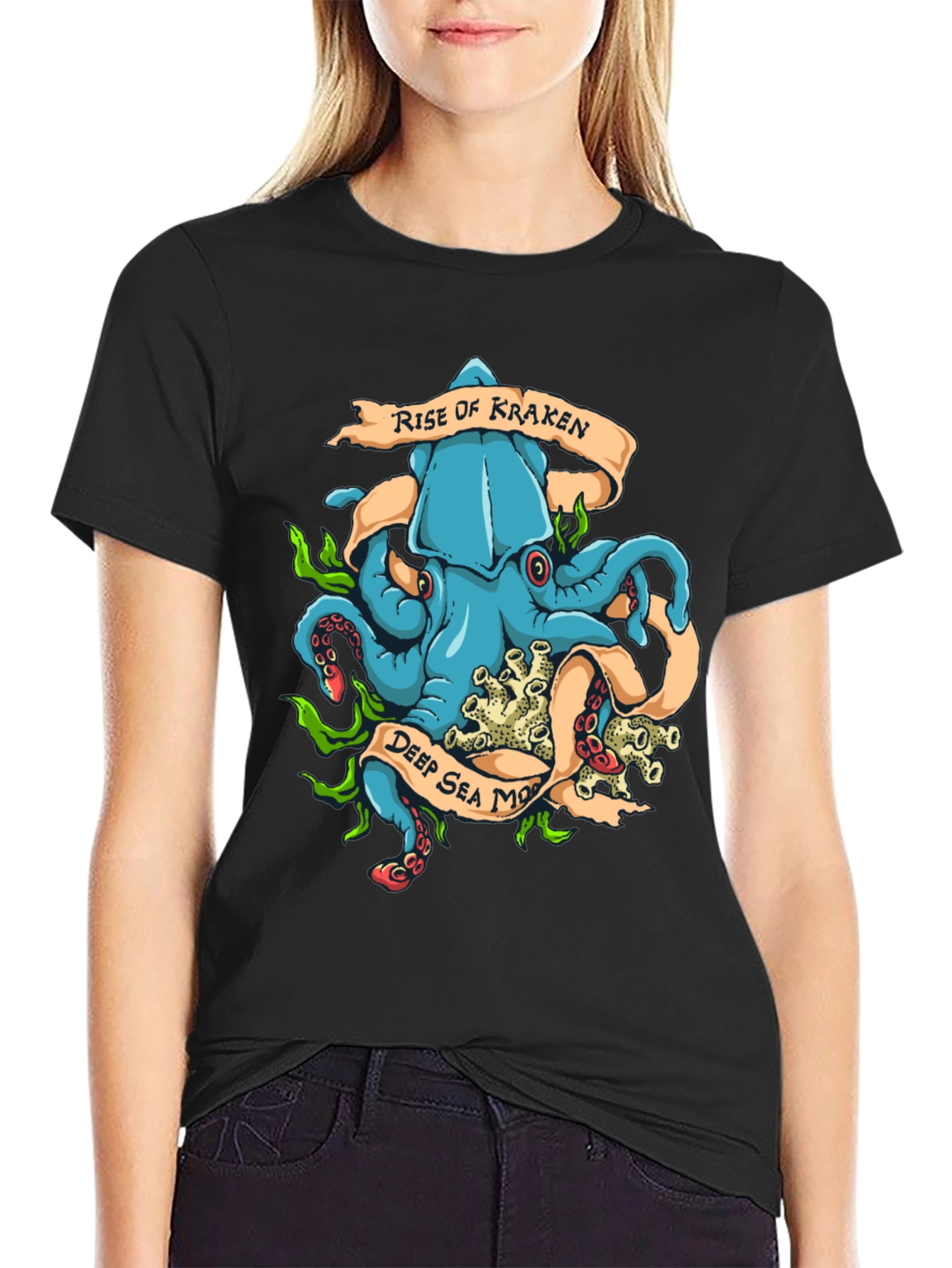 Rise of Kraken T-Shirt - Deep Sea Monster