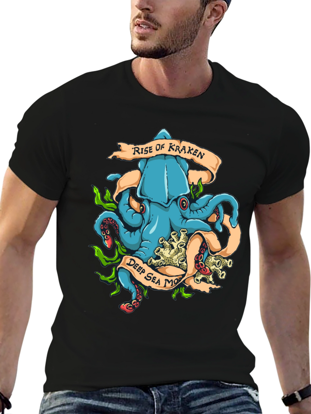 Rise of Kraken T-Shirt - Deep Sea Monster