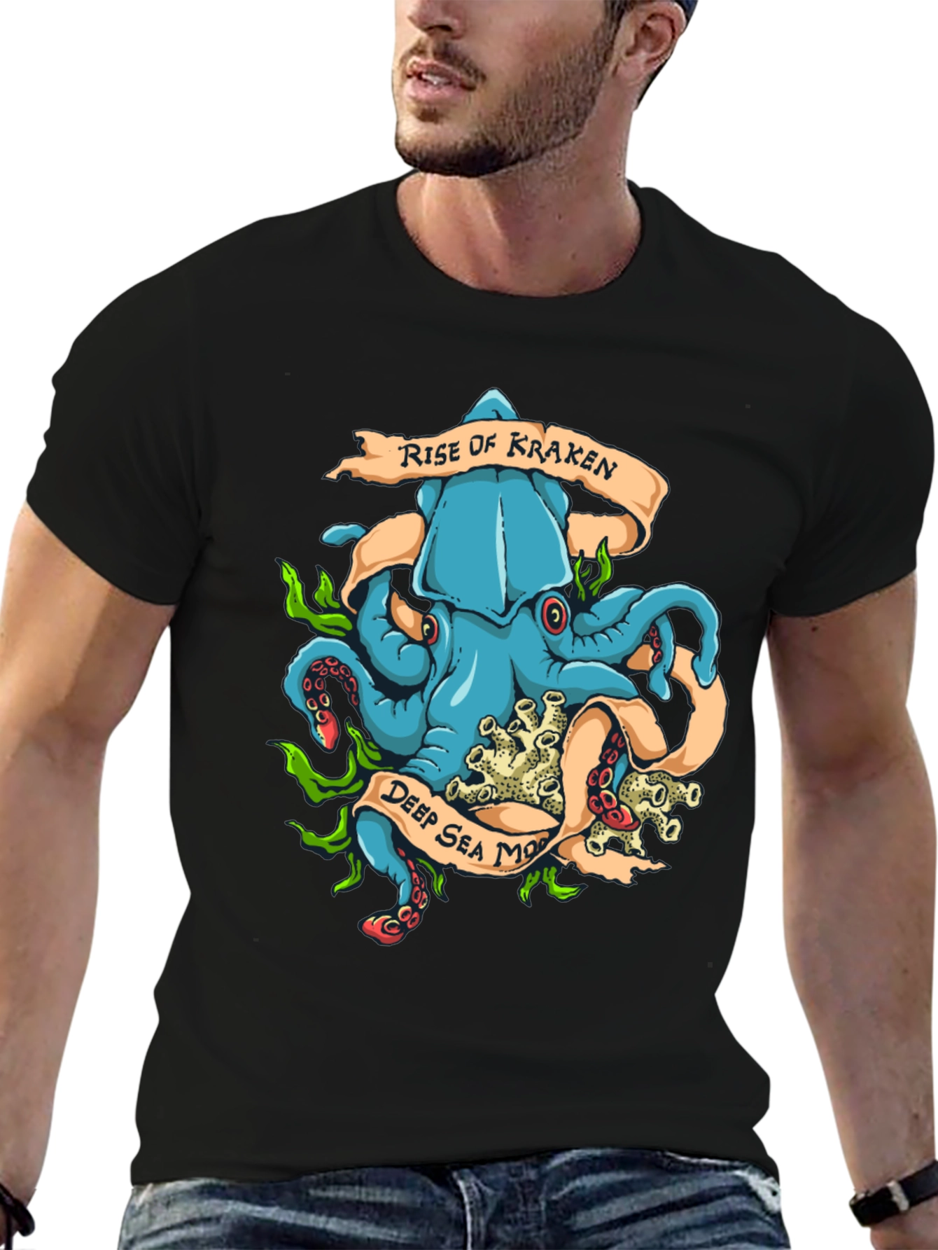 Rise of Kraken T-Shirt - Deep Sea Monster