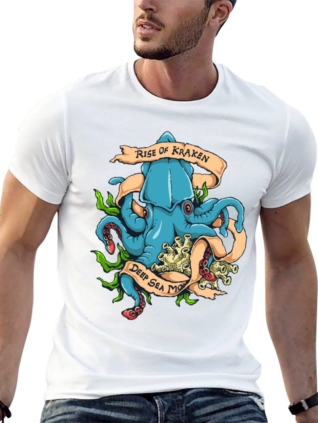 Rise of Kraken T-Shirt - Deep Sea Monster