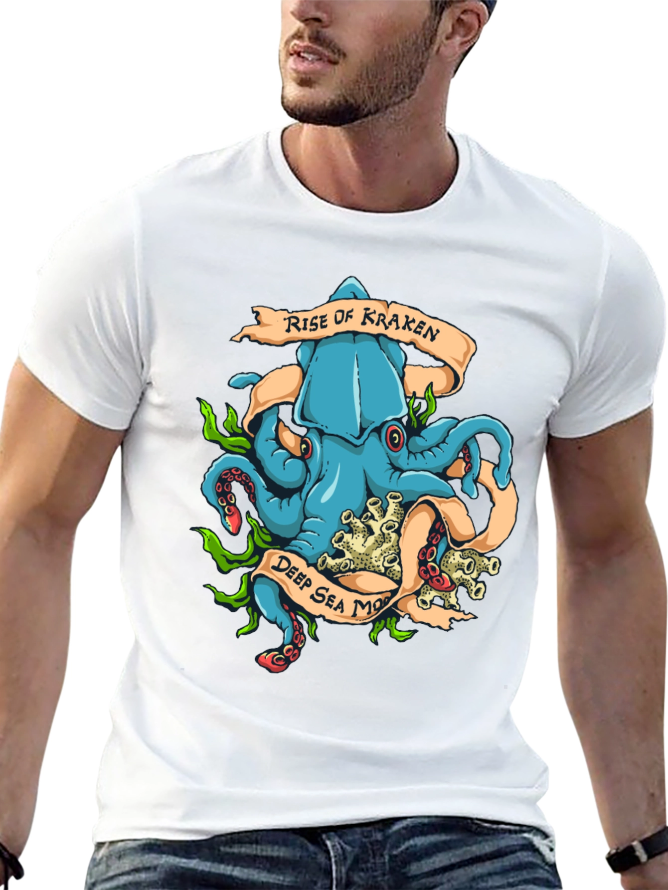 Rise of Kraken T-Shirt - Deep Sea Monster