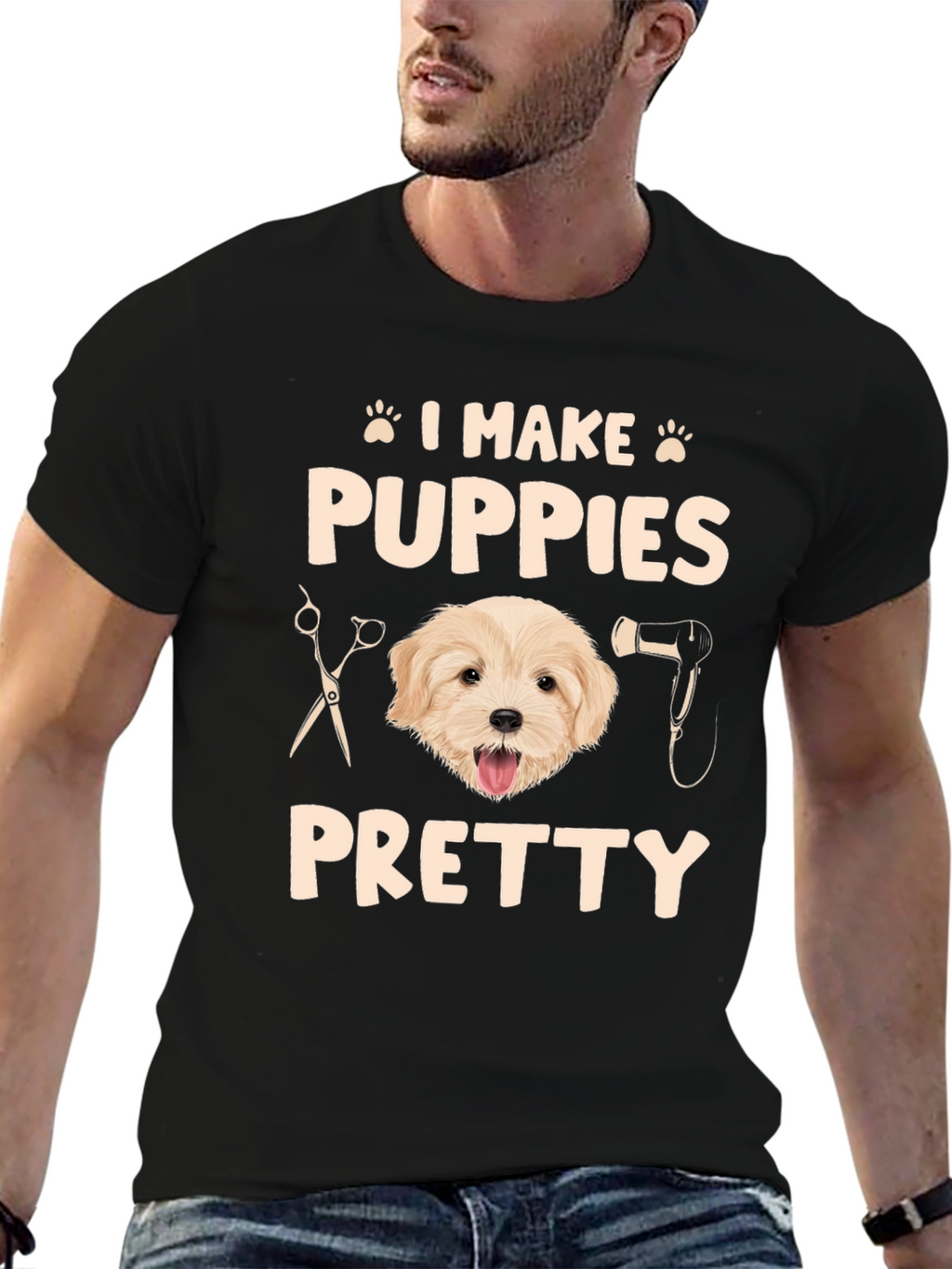 Puppies Pretty Graphic T-Shirt