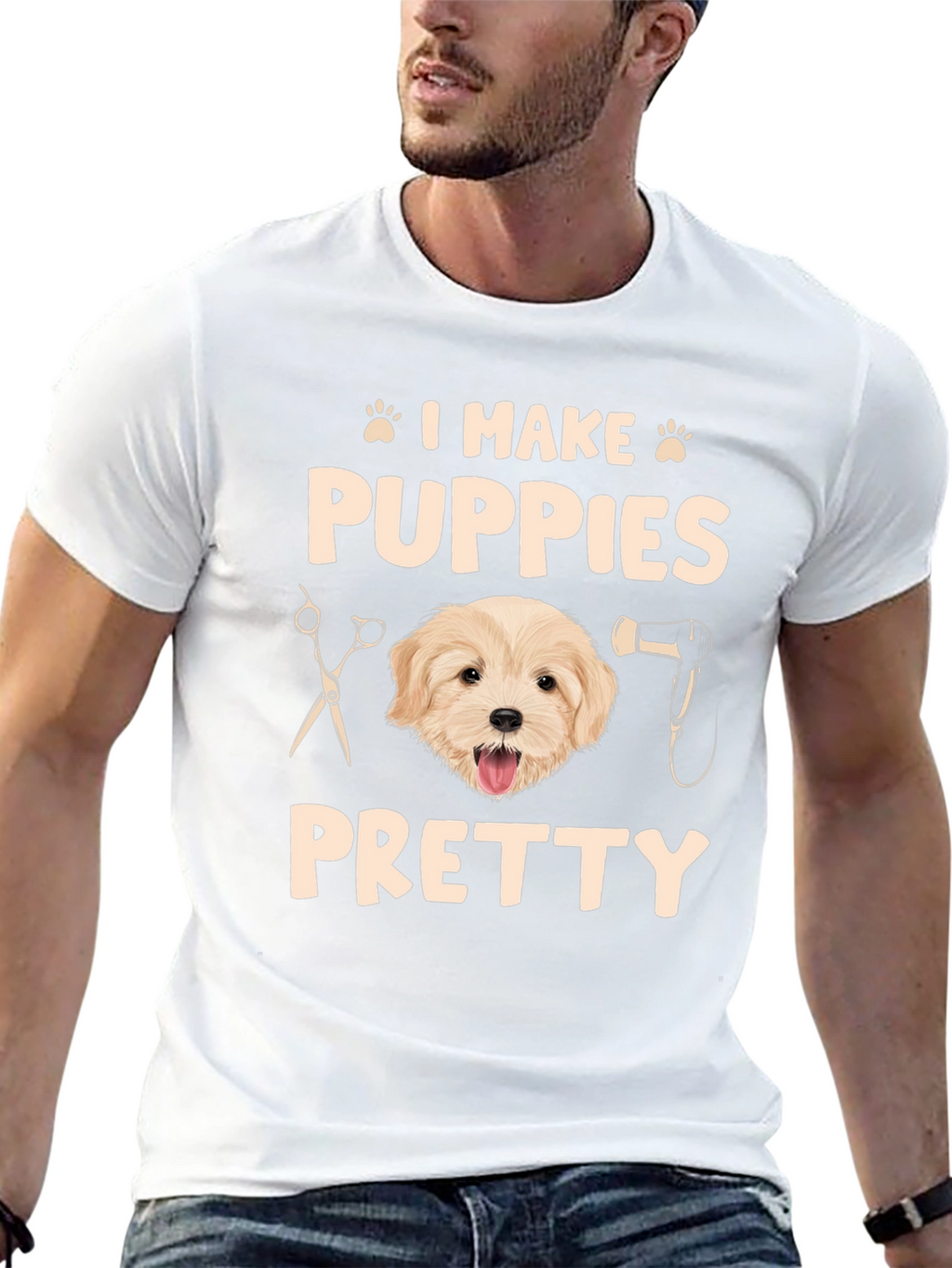 Puppies Pretty Graphic T-Shirt