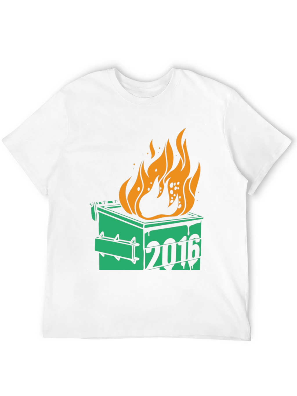 2016 Dumpster Fire Graphic Tee - Black
