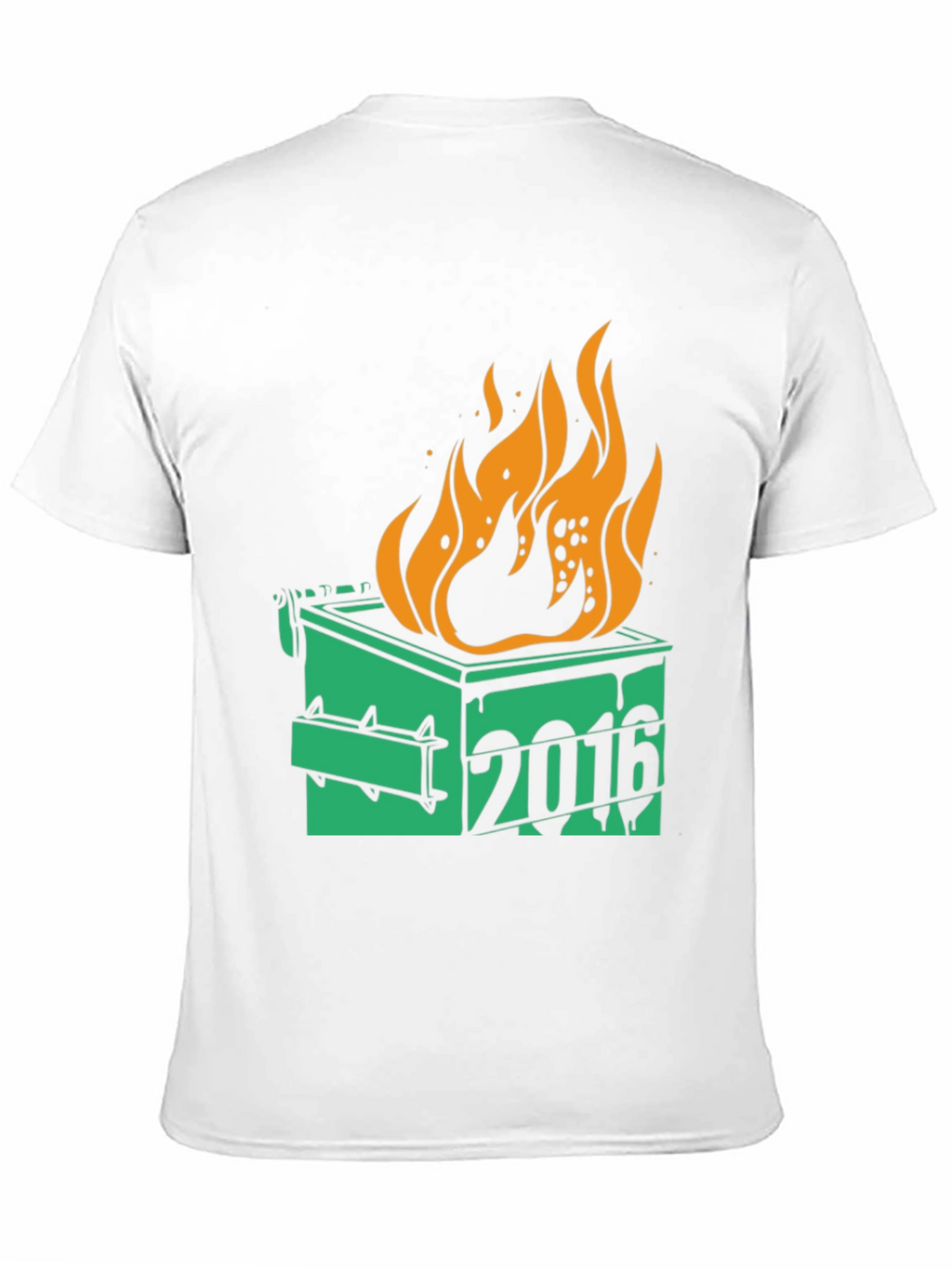 2016 Dumpster Fire Graphic Tee - Black