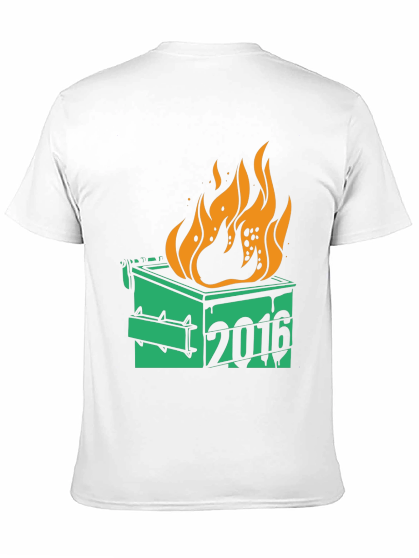 2016 Dumpster Fire Graphic Tee - Black