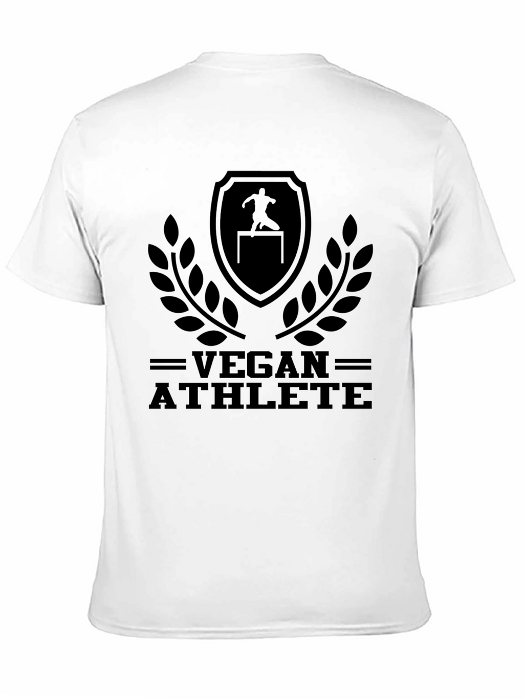 Vegan Athlete Graphic T-Shirt - Black