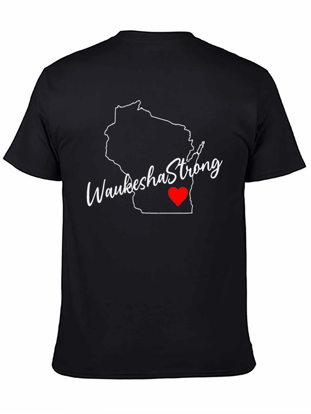 Waukesha Strong Wisconsin Outline T-Shirt
