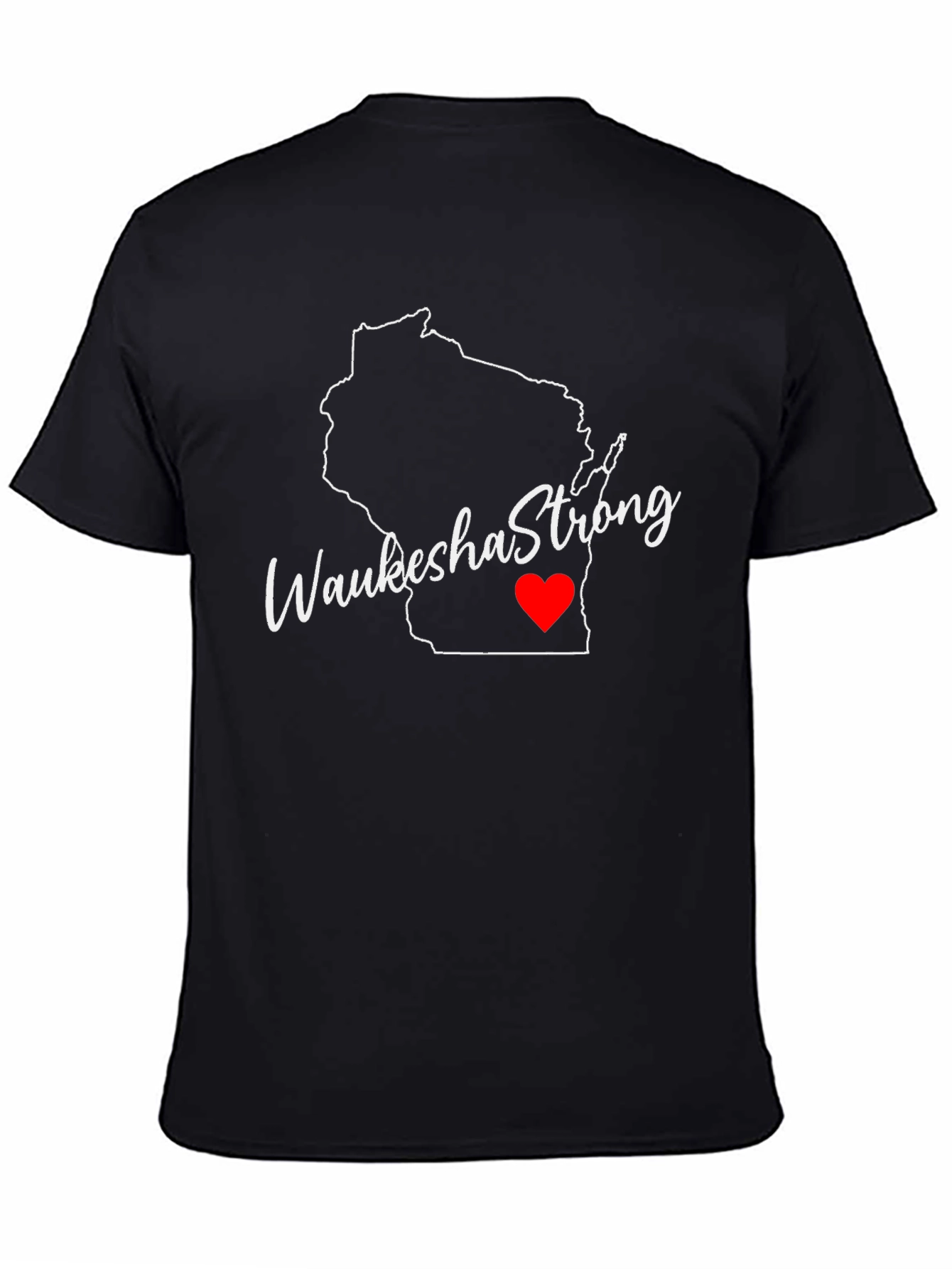 Waukesha Strong Wisconsin Outline T-Shirt