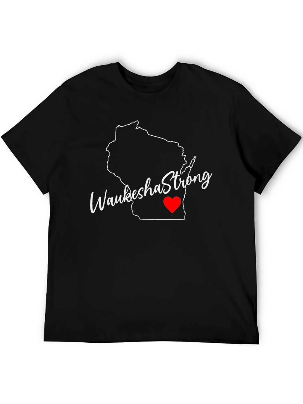 Waukesha Strong Wisconsin Outline T-Shirt