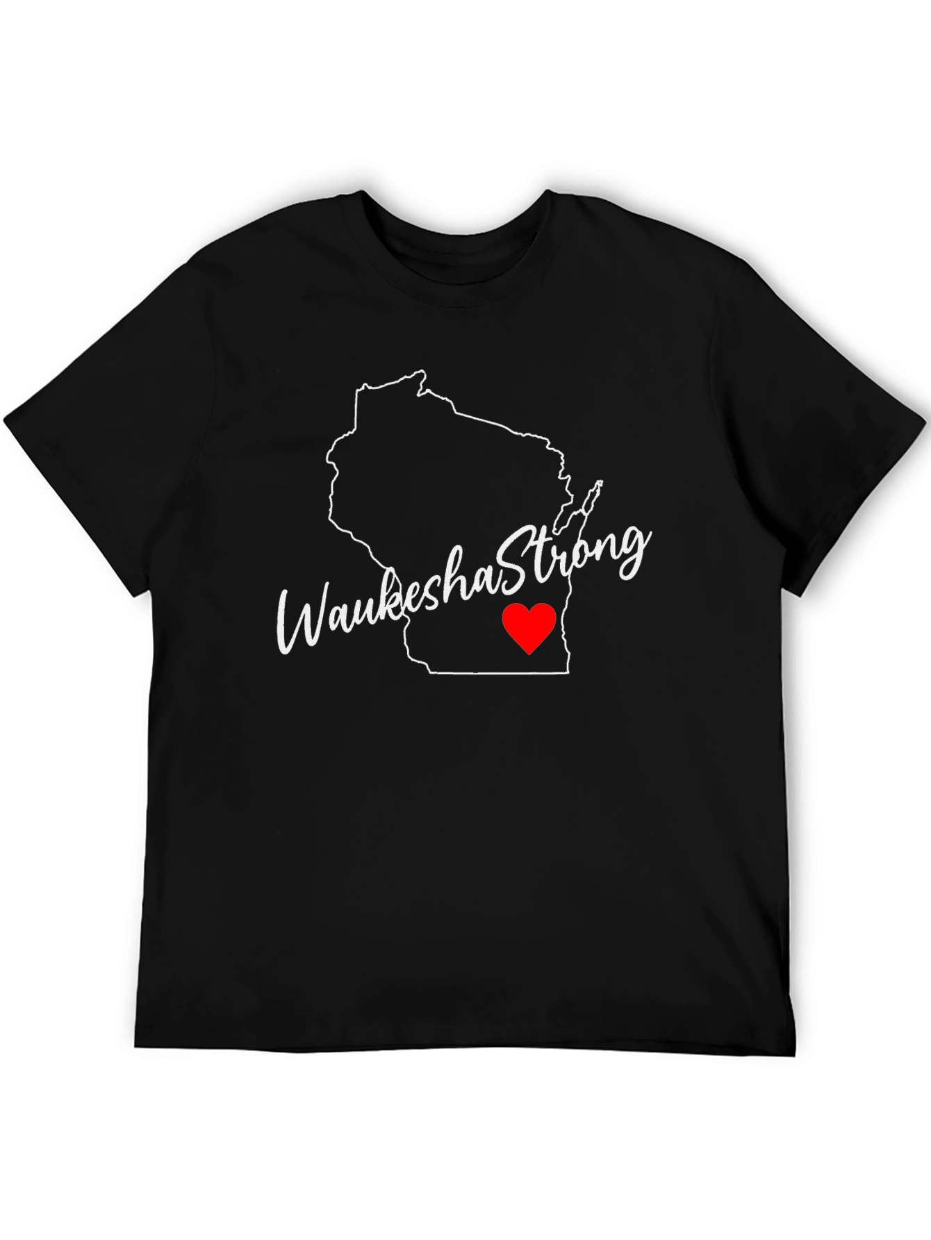 Waukesha Strong Wisconsin Outline T-Shirt