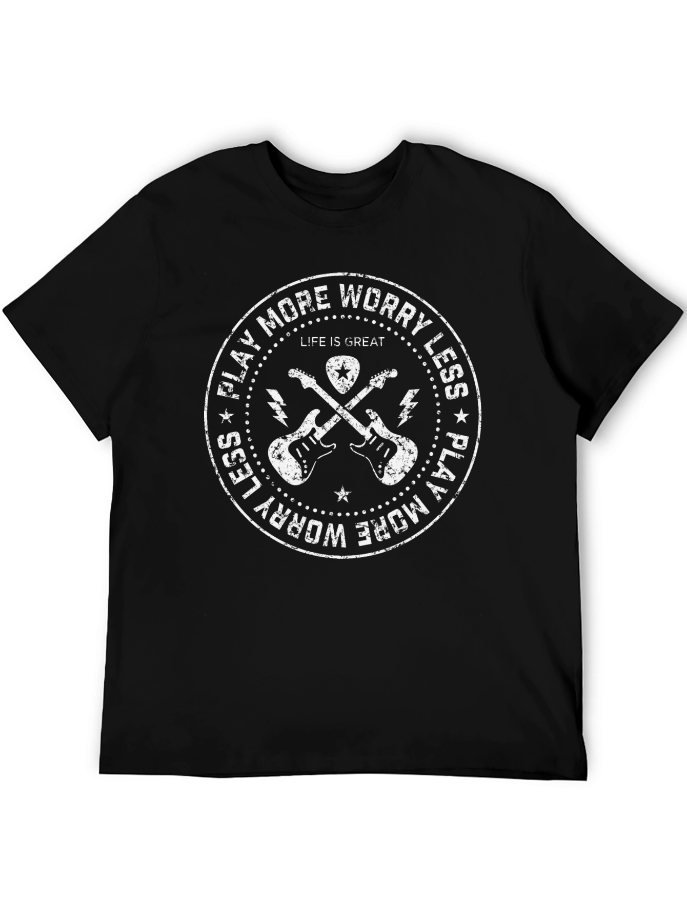 Play More Worry Less Graphic Tee