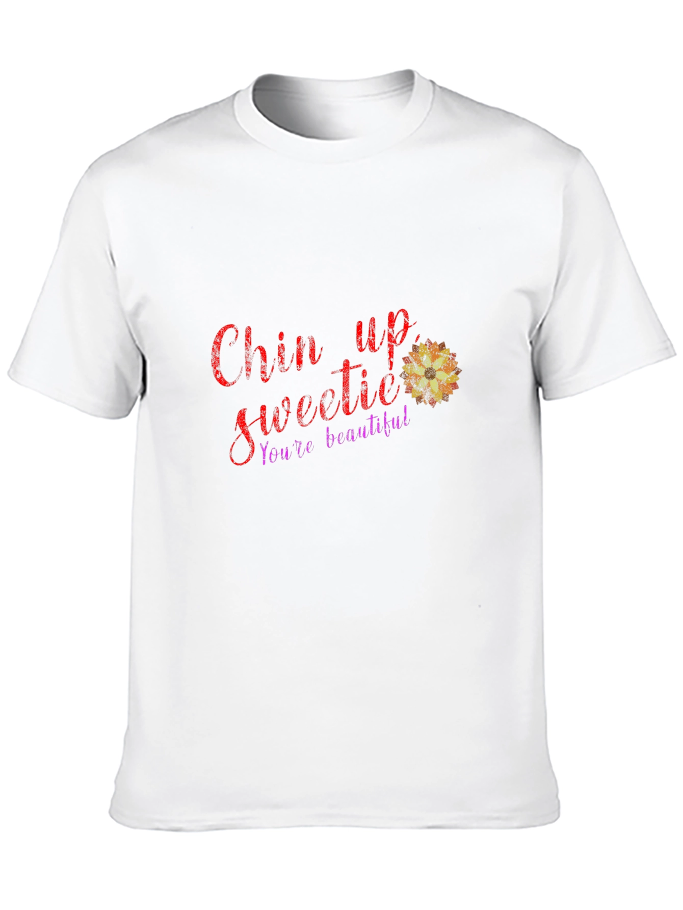 Chin Up Sweetie Graphic T-Shirt - Encouragement Tee