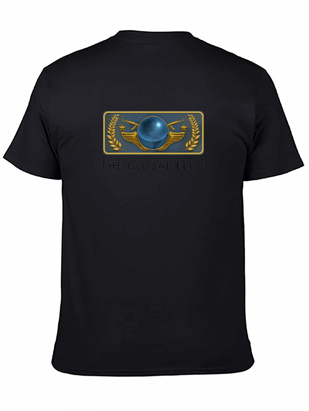 Global Elite Graphic T-Shirt - Black Cotton Tee