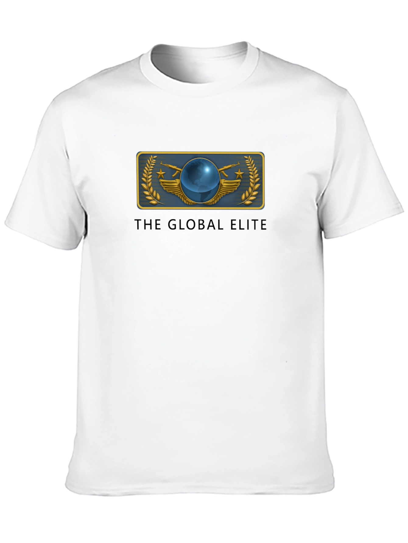 Global Elite Graphic T-Shirt - Black Cotton Tee