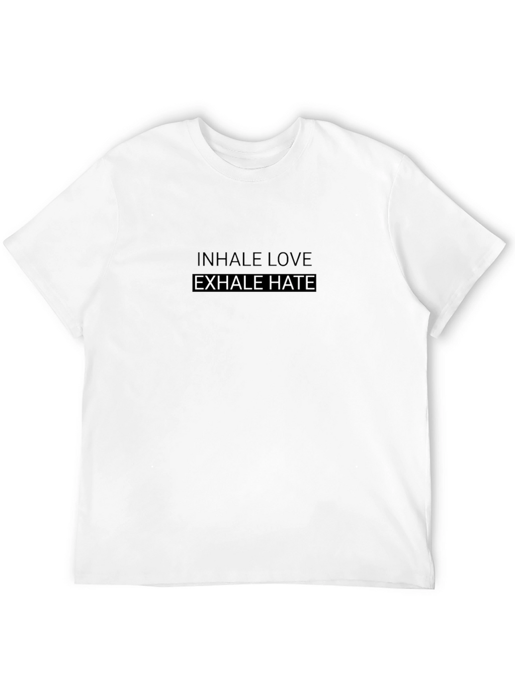 Inhale Love Exhale Hate Graphic T-Shirt