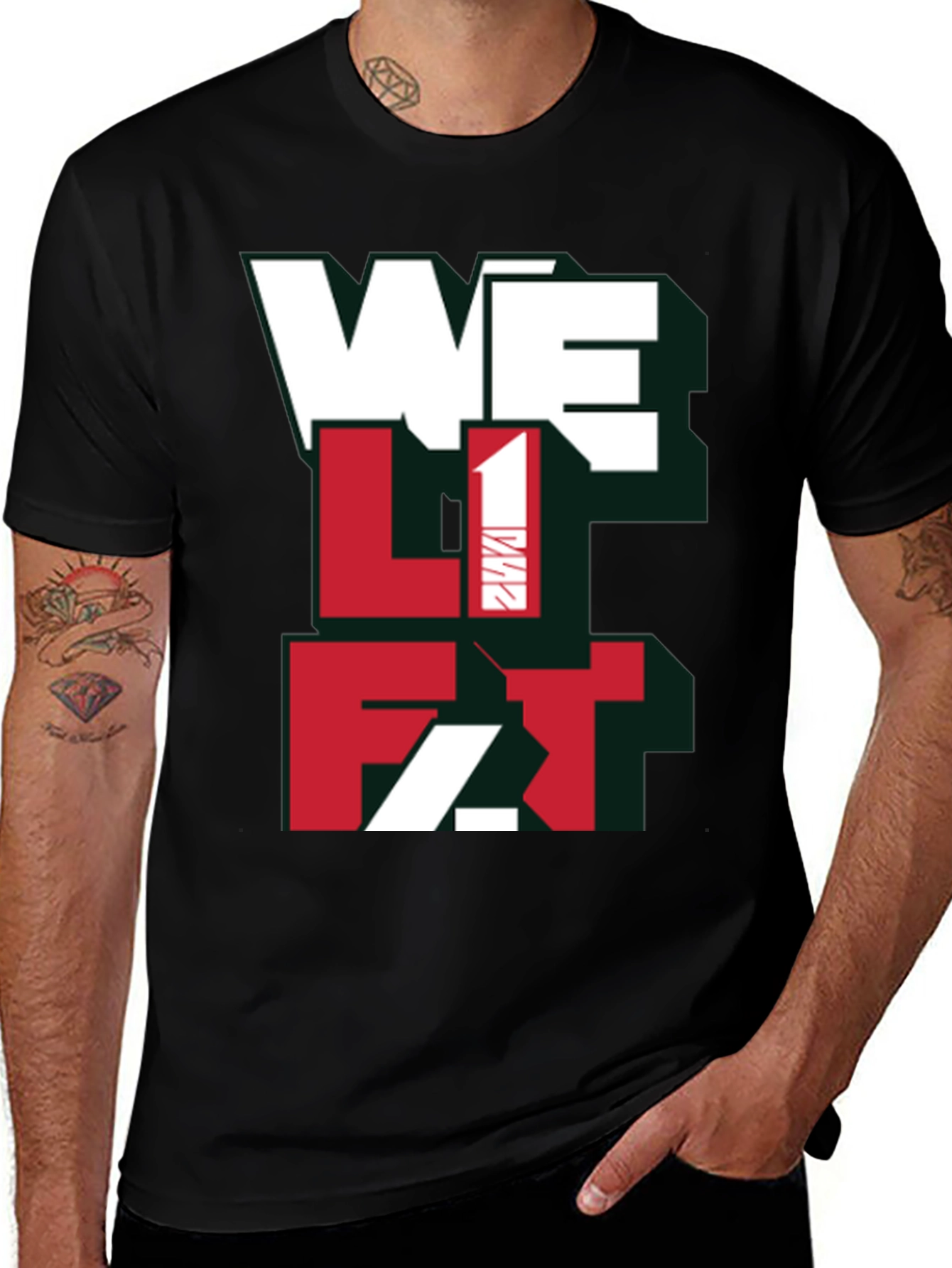 We Lift T-Shirt - Gym Fitness Apparel