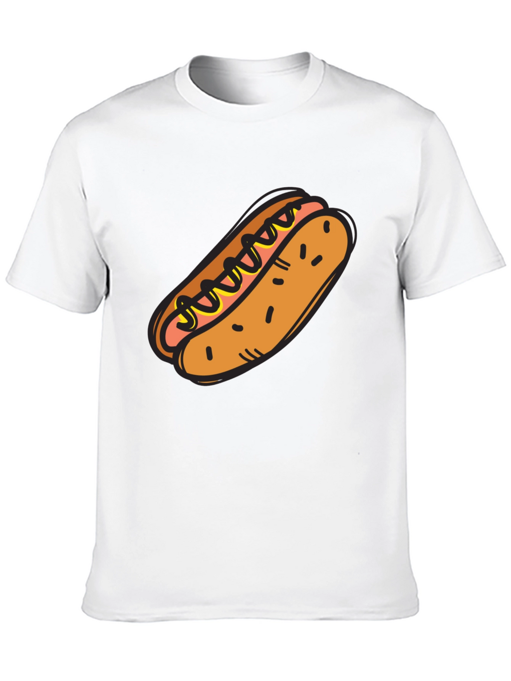 Hot Dog Graphic Tee - Novelty T-Shirt