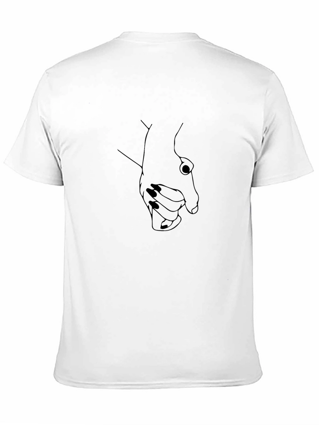 Holding Hands Graphic Tee - Black