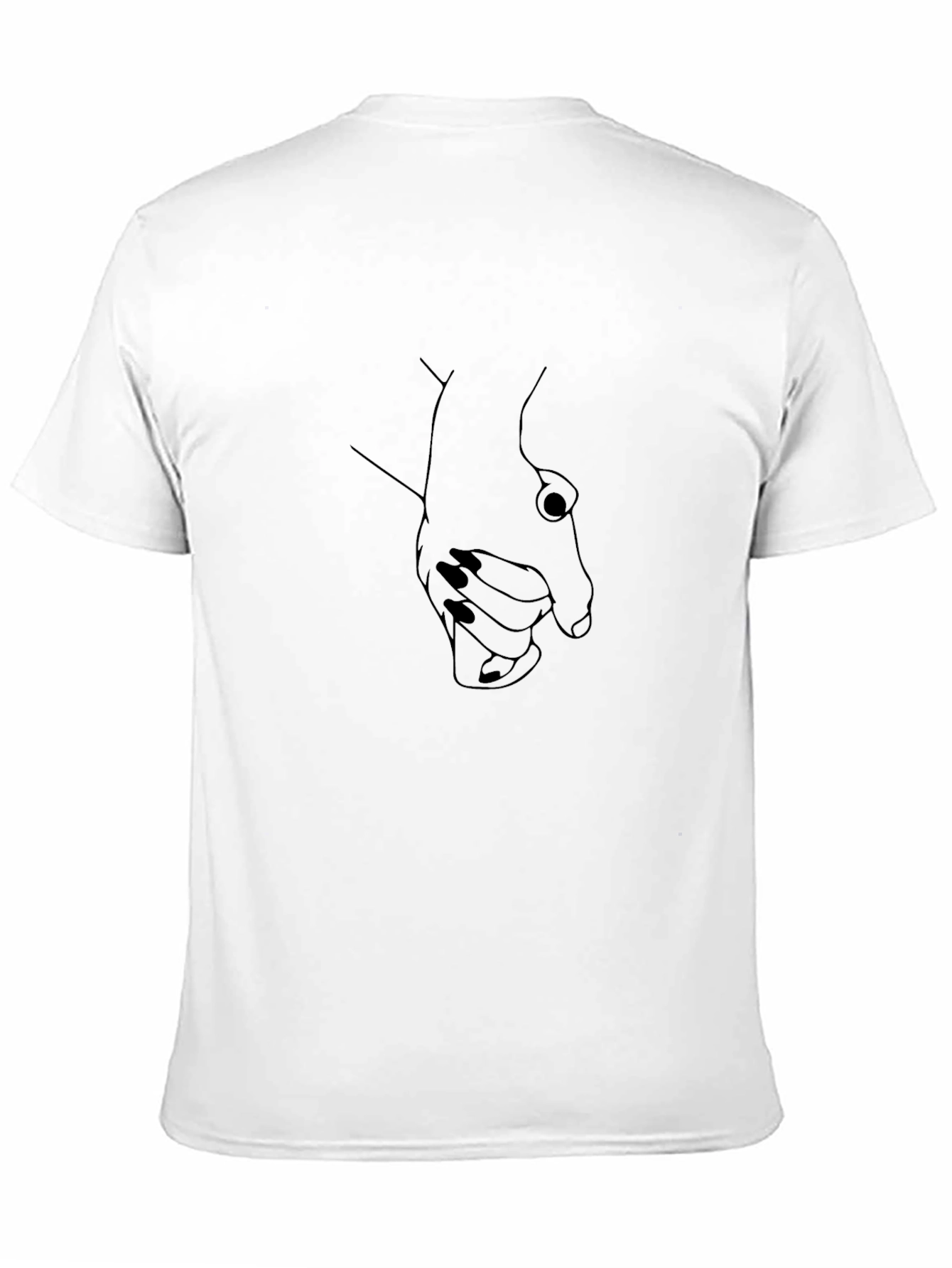 Holding Hands Graphic Tee - Black