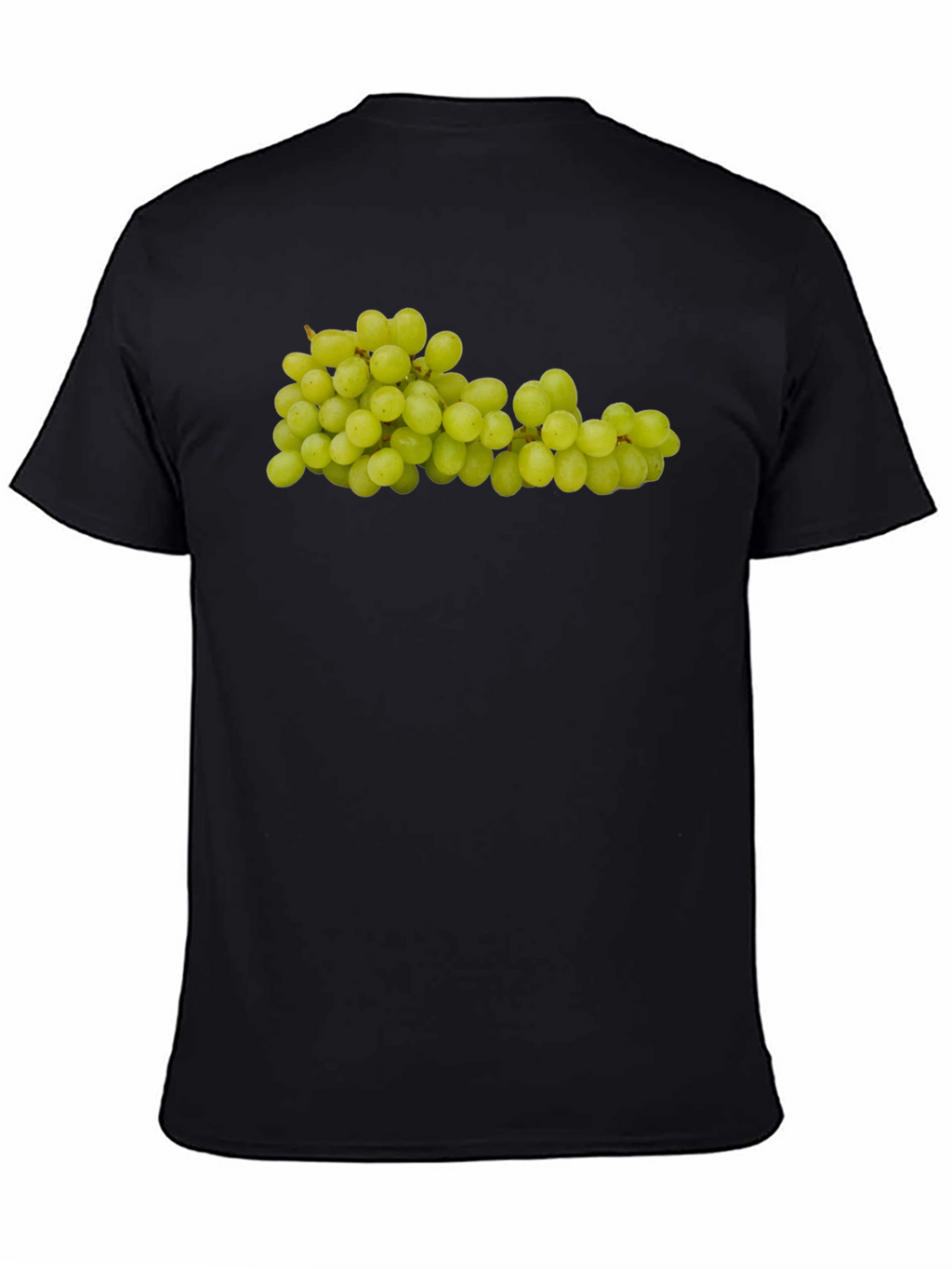 Green Grapes Graphic Tee - Fruit Design Shirt