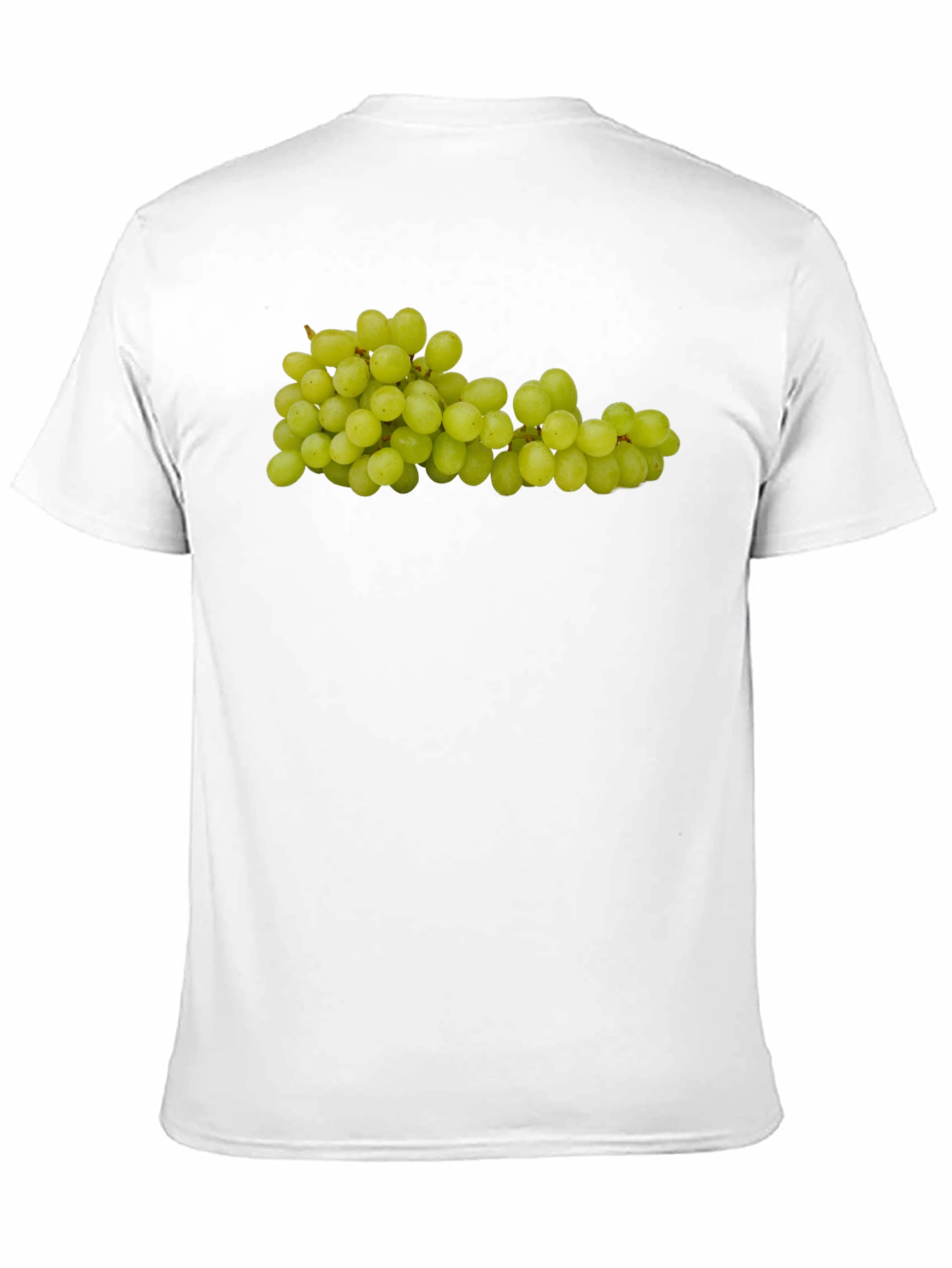 Green Grapes Graphic Tee - Fruit Design Shirt