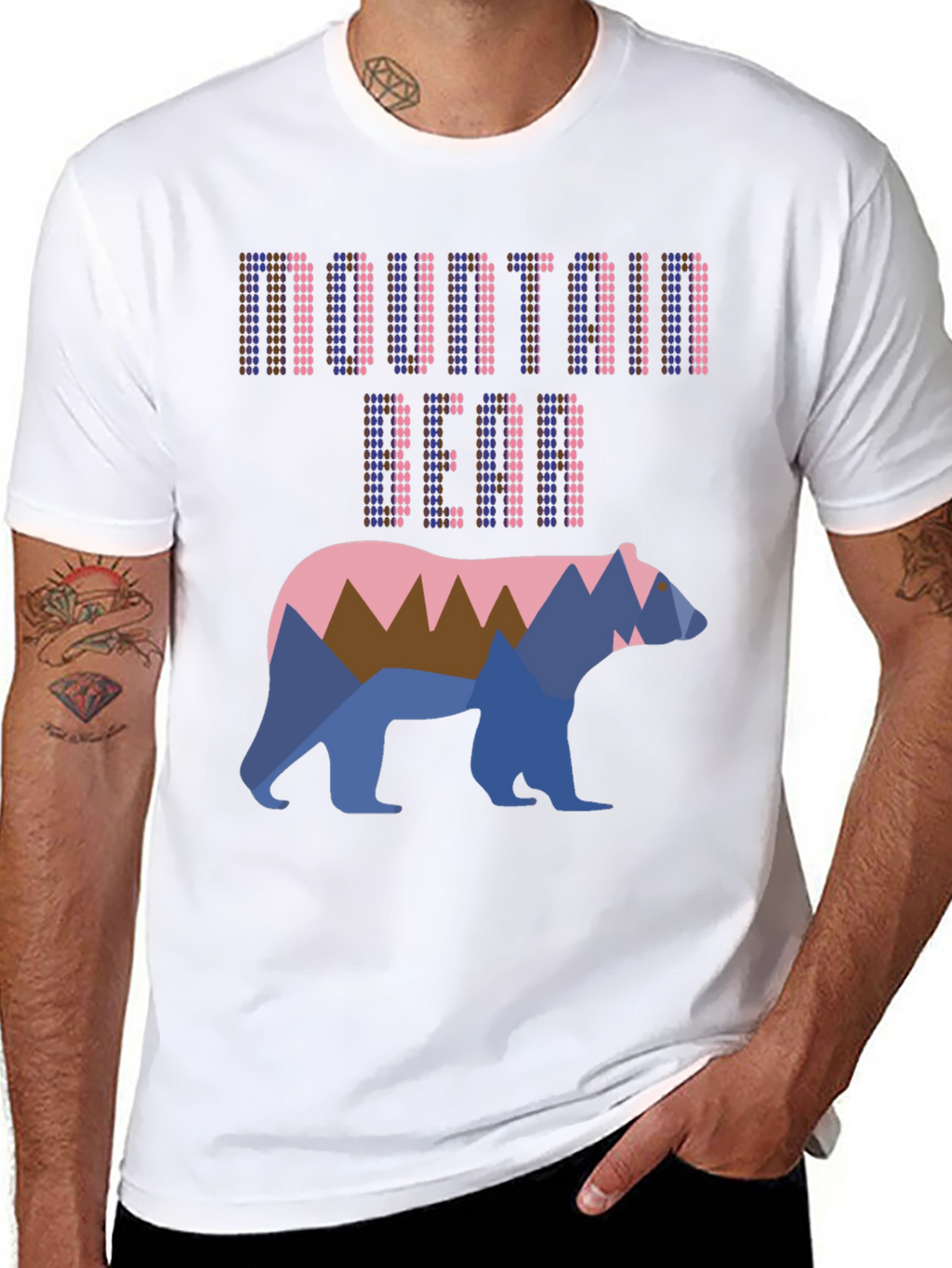 Mountain Bear Graphic T-Shirt - Cool Outdoor Design