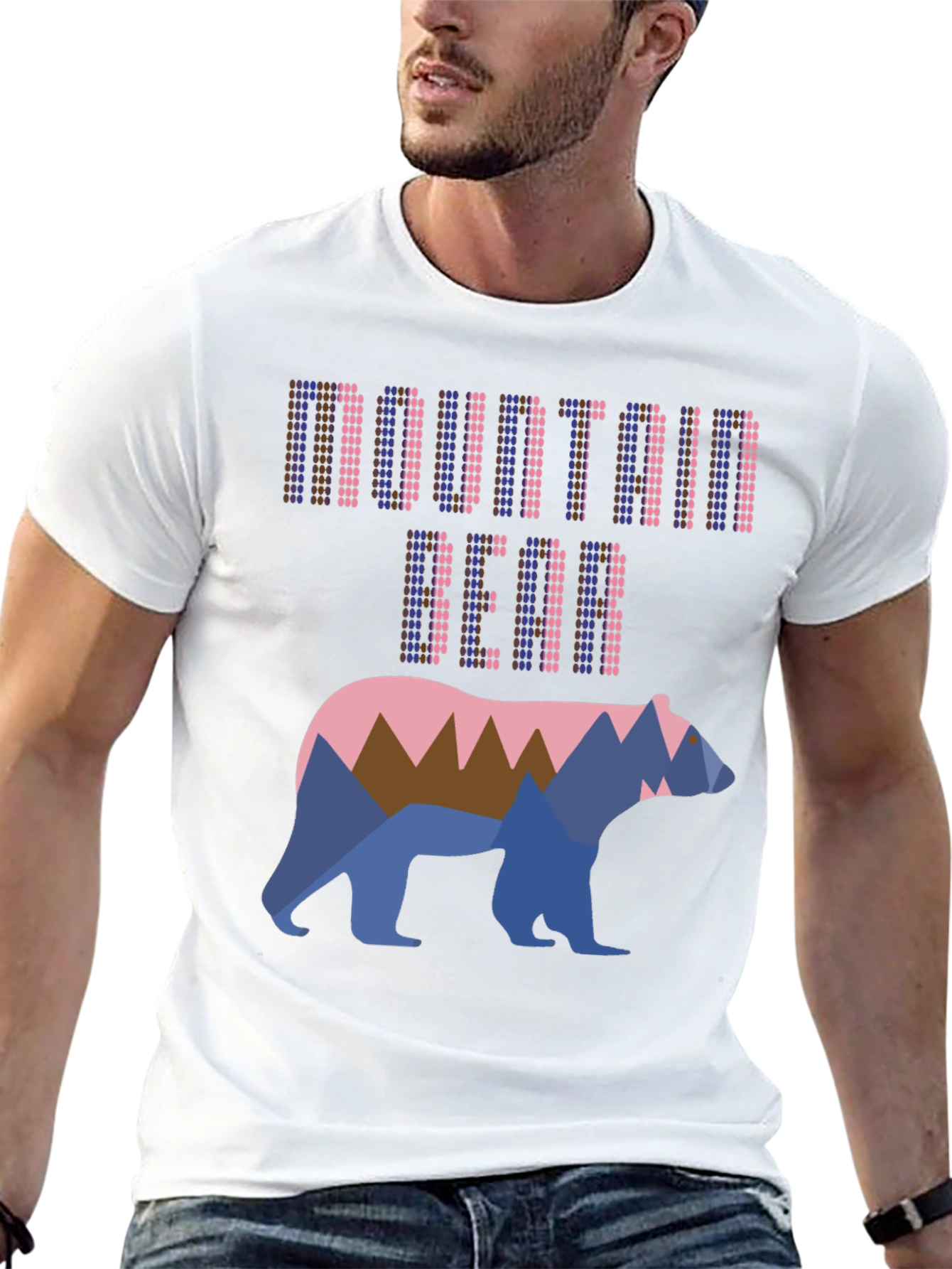 Mountain Bear Graphic T-Shirt - Cool Outdoor Design